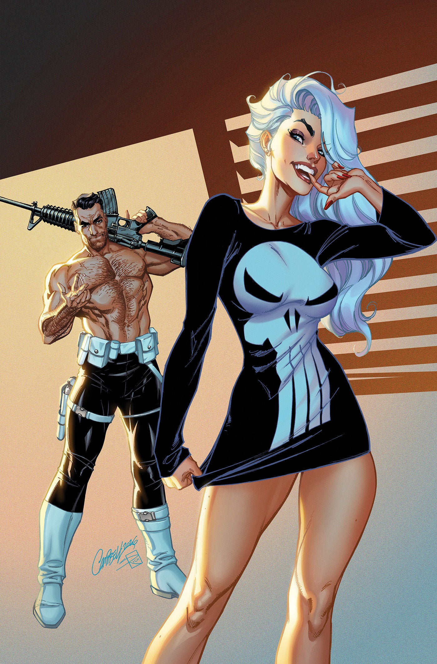 Black Cat #11 1:100 J. Scott Campbell Black Cat Full Art Variant