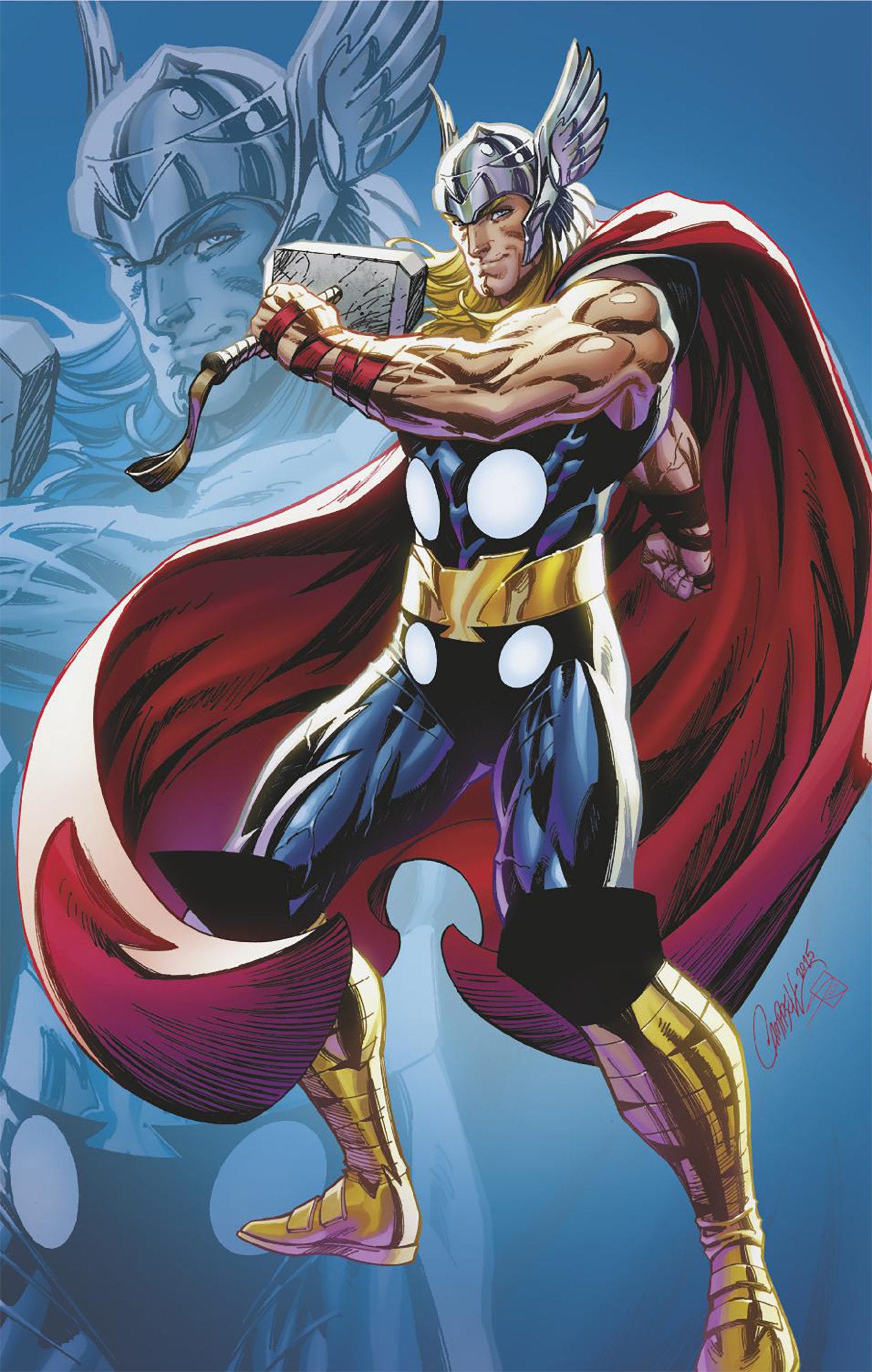 Thor #1 1:100 J. Scott Campbell Just Spectacular Collection Full Art Variant - Damaged