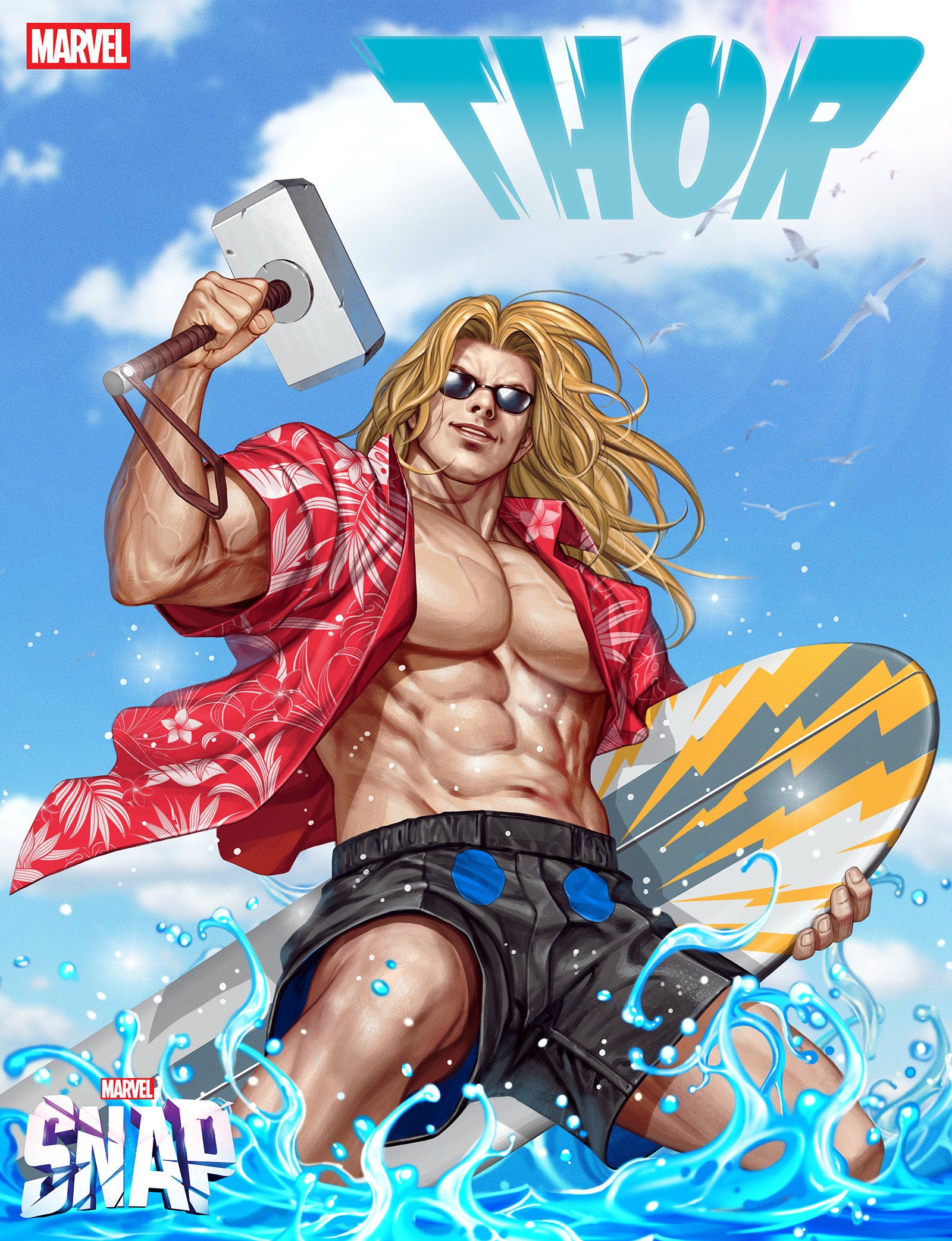 Thor #800 Inhyuk Lee Marvel Snap Swimsuit Variant