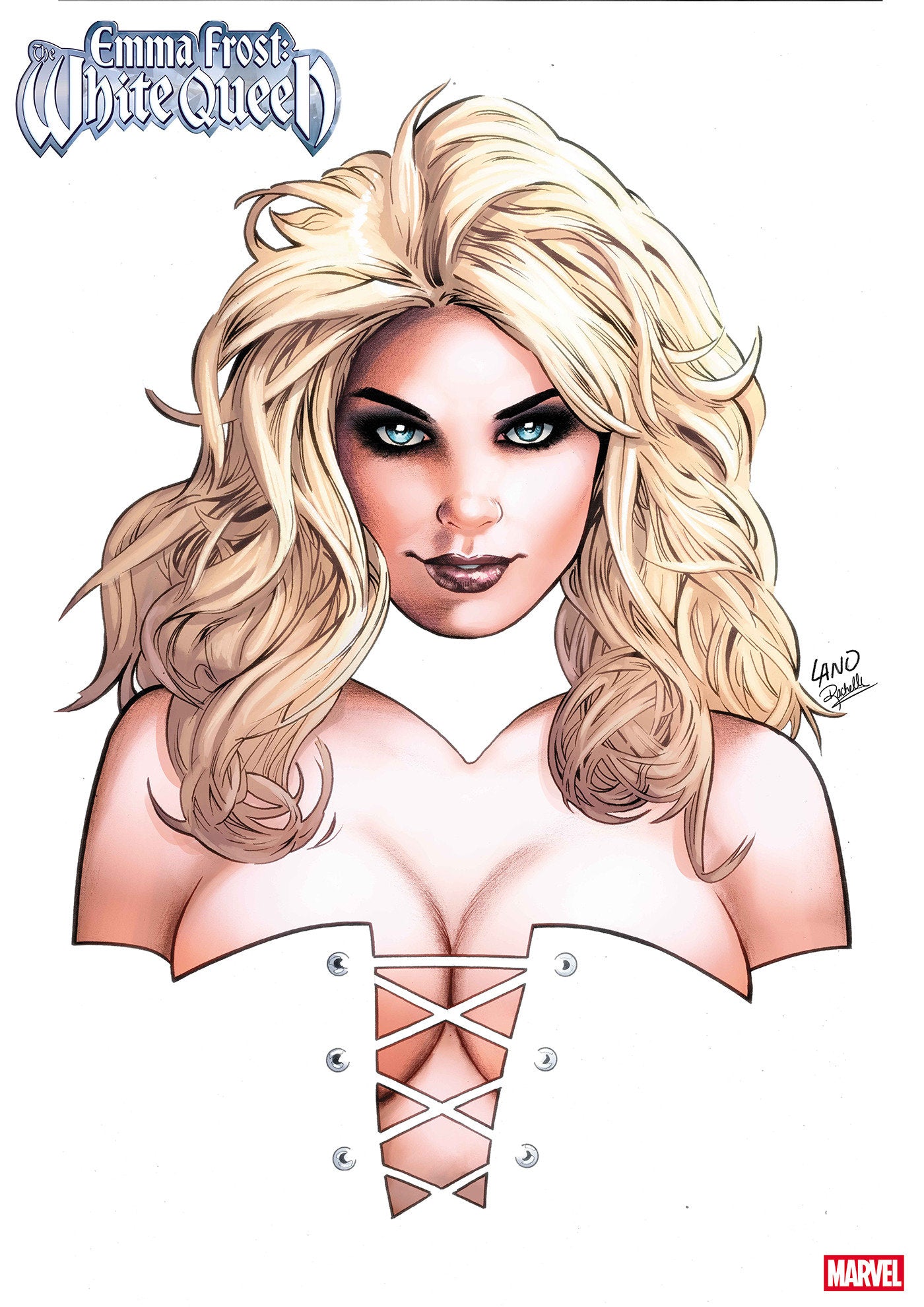 Emma Frost: The White Queen #1 1:25 Greg Land Variant *Damaged*