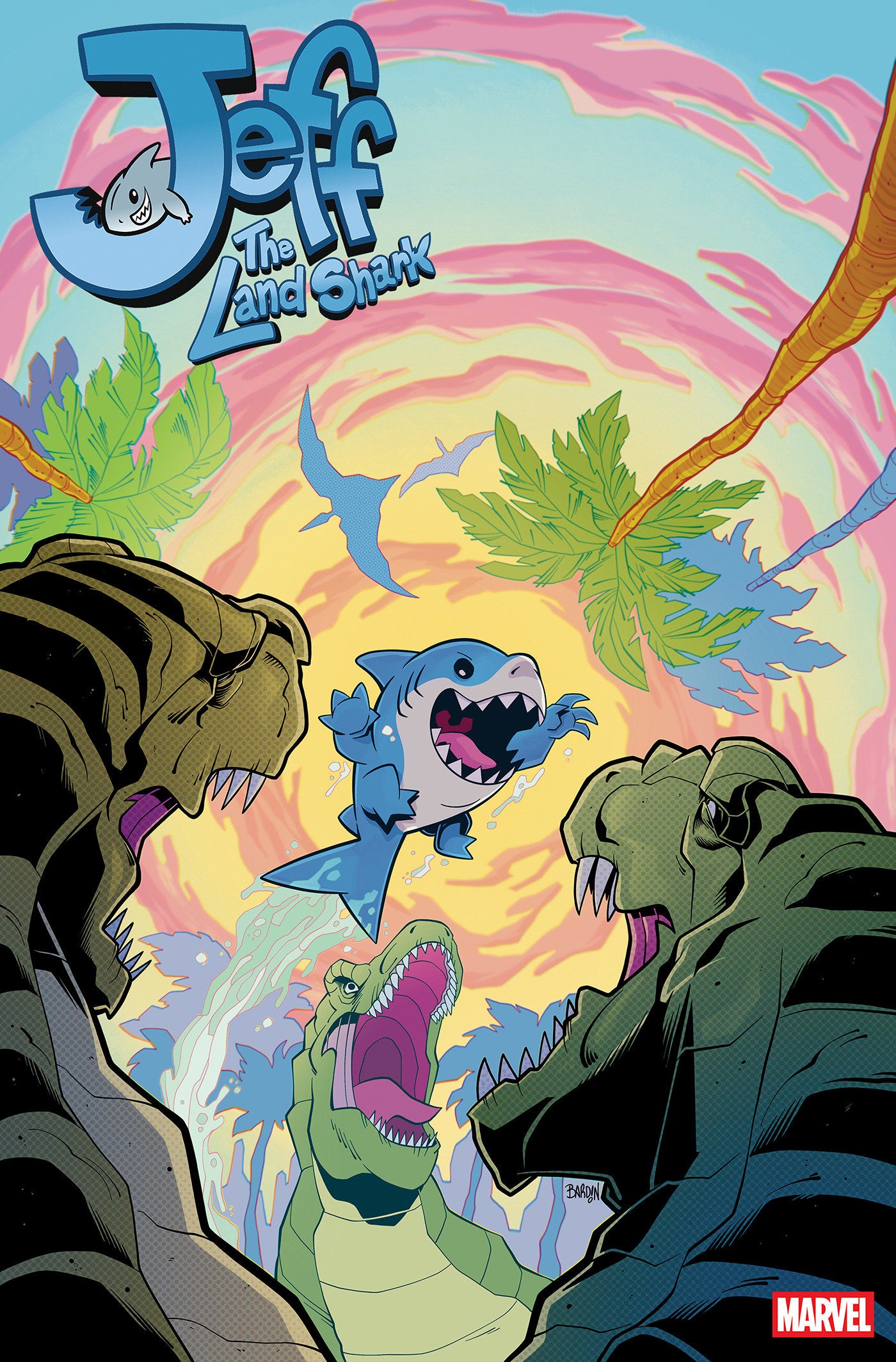 Jeff The Land Shark #4 1:25 Dave Bardin Variant