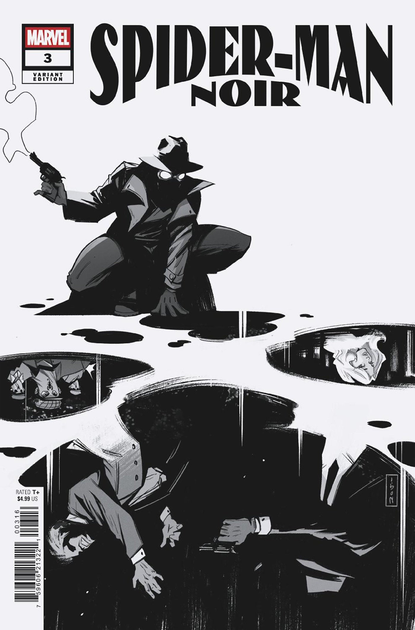 Spider-Man Noir #3 1:25 Nogi San Variant