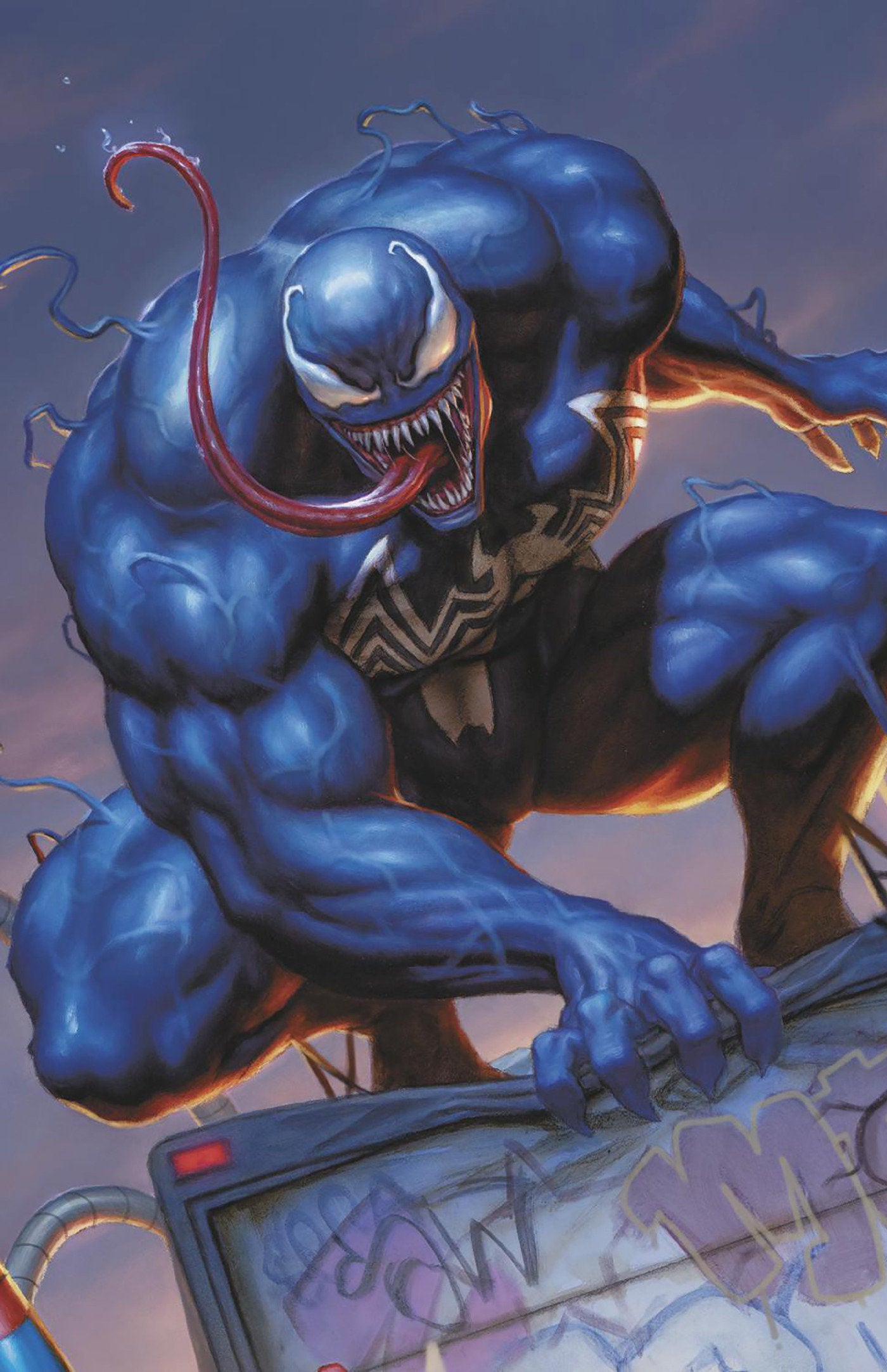 Venom #258 1:50 Dan Dos Santos Magic: The Gathering Full Art Variant