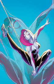 All-New Spider-Gwen: The Ghost-Spider #1 1:100 J. Scott Campbell Just Spectacular Collection Full Art Variant (Damaged)
