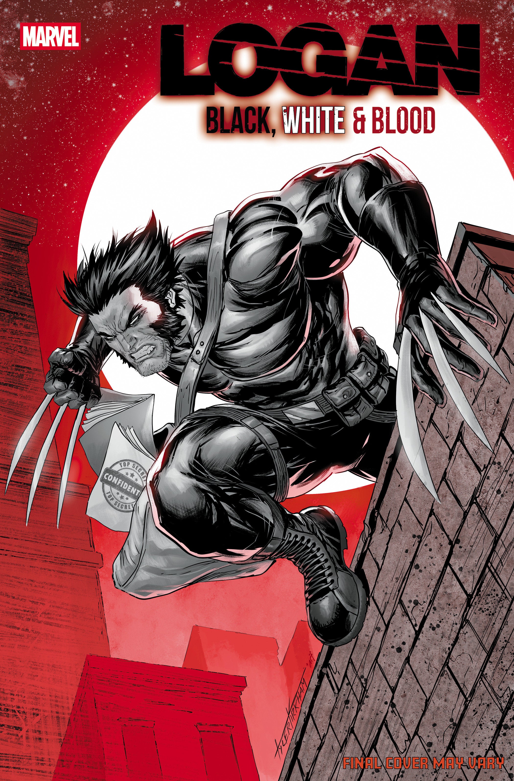 Logan: Black, White & Blood #2 1:25 Tyler Kirkham Variant