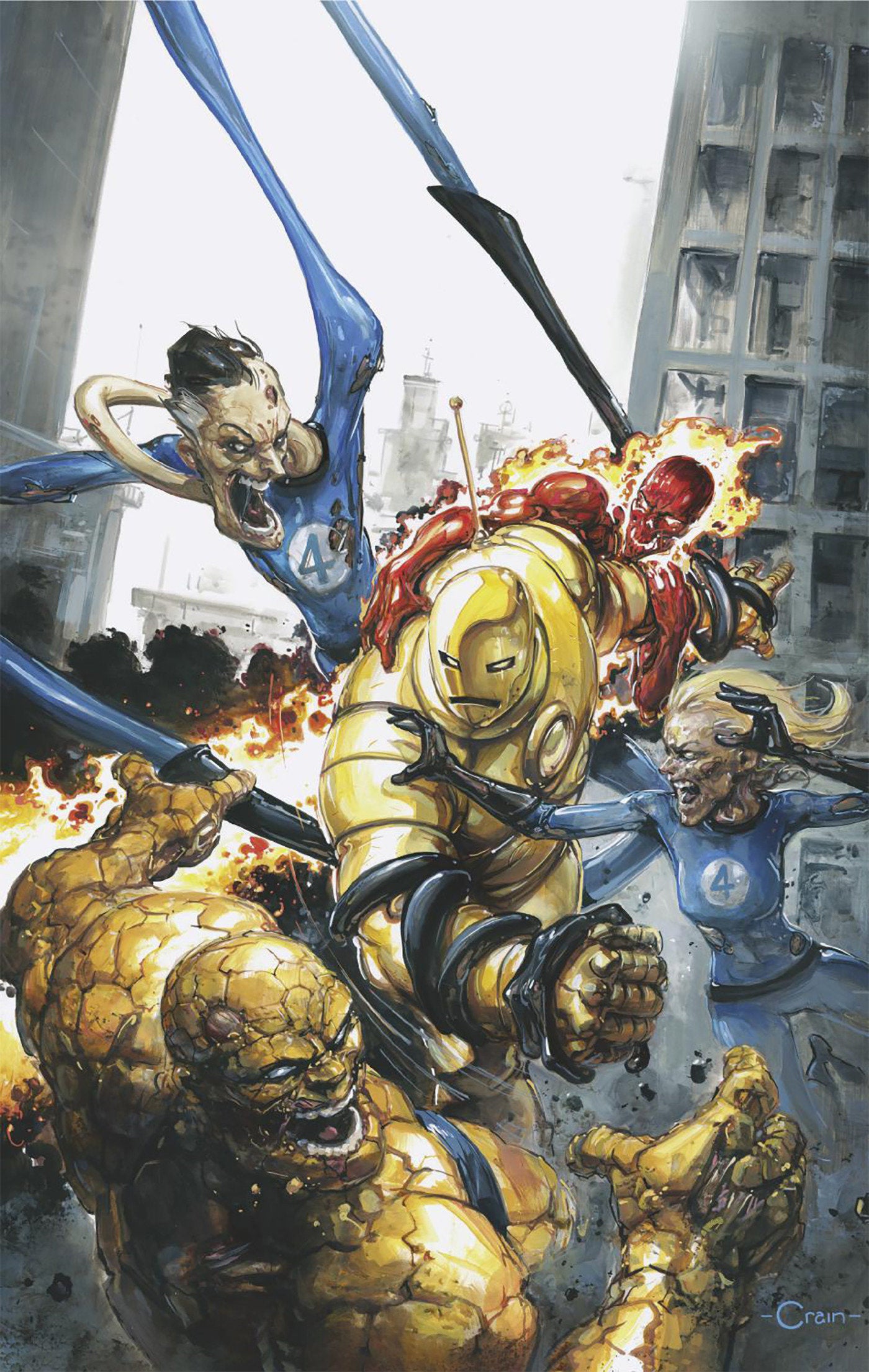 Marvel Zombies: Red Band #1 Clayton Crain Full Art Variant [Polybagged]