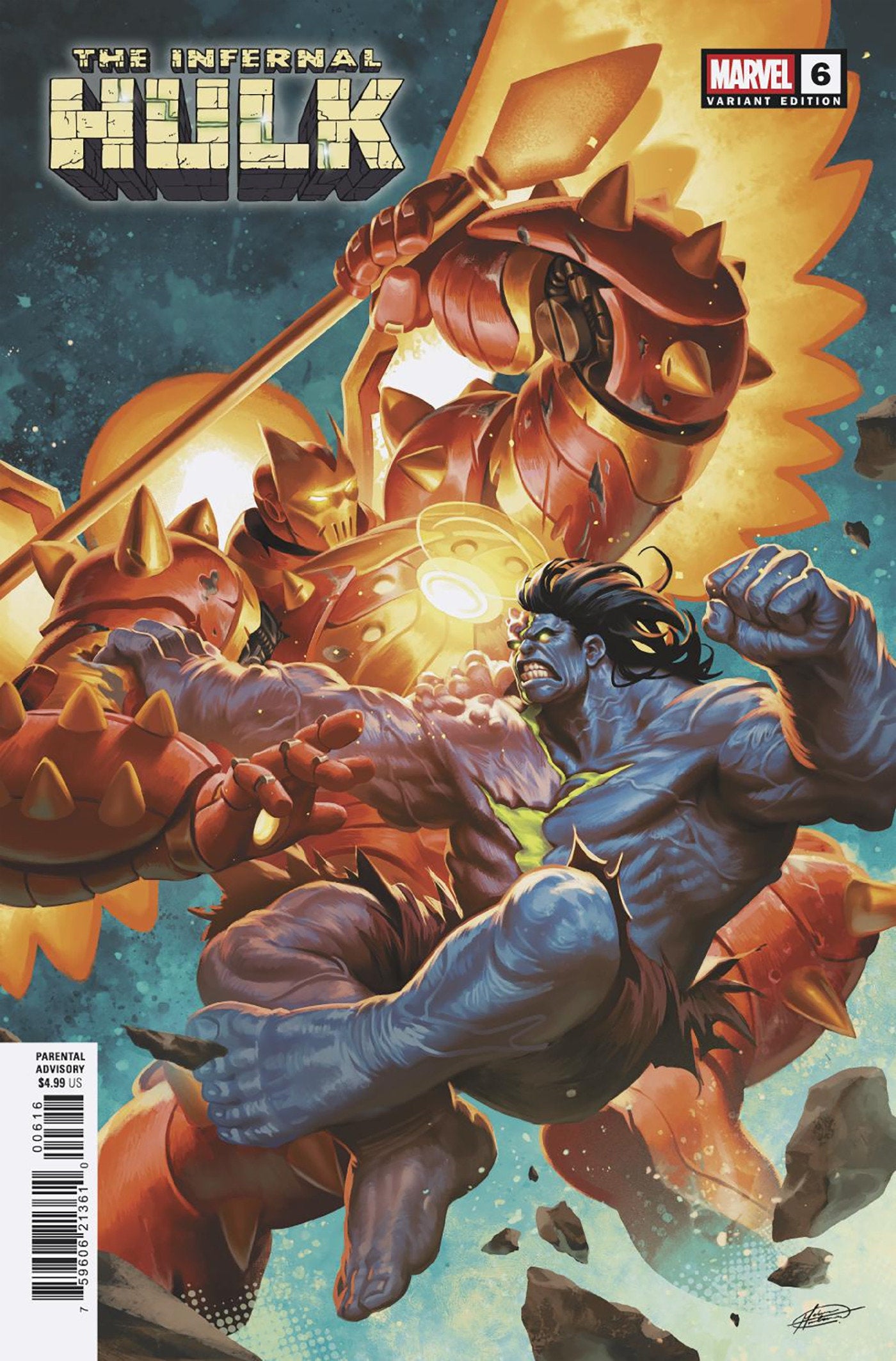 Infernal Hulk #6 1:25 Mateus Manhanini Variant (NM-)