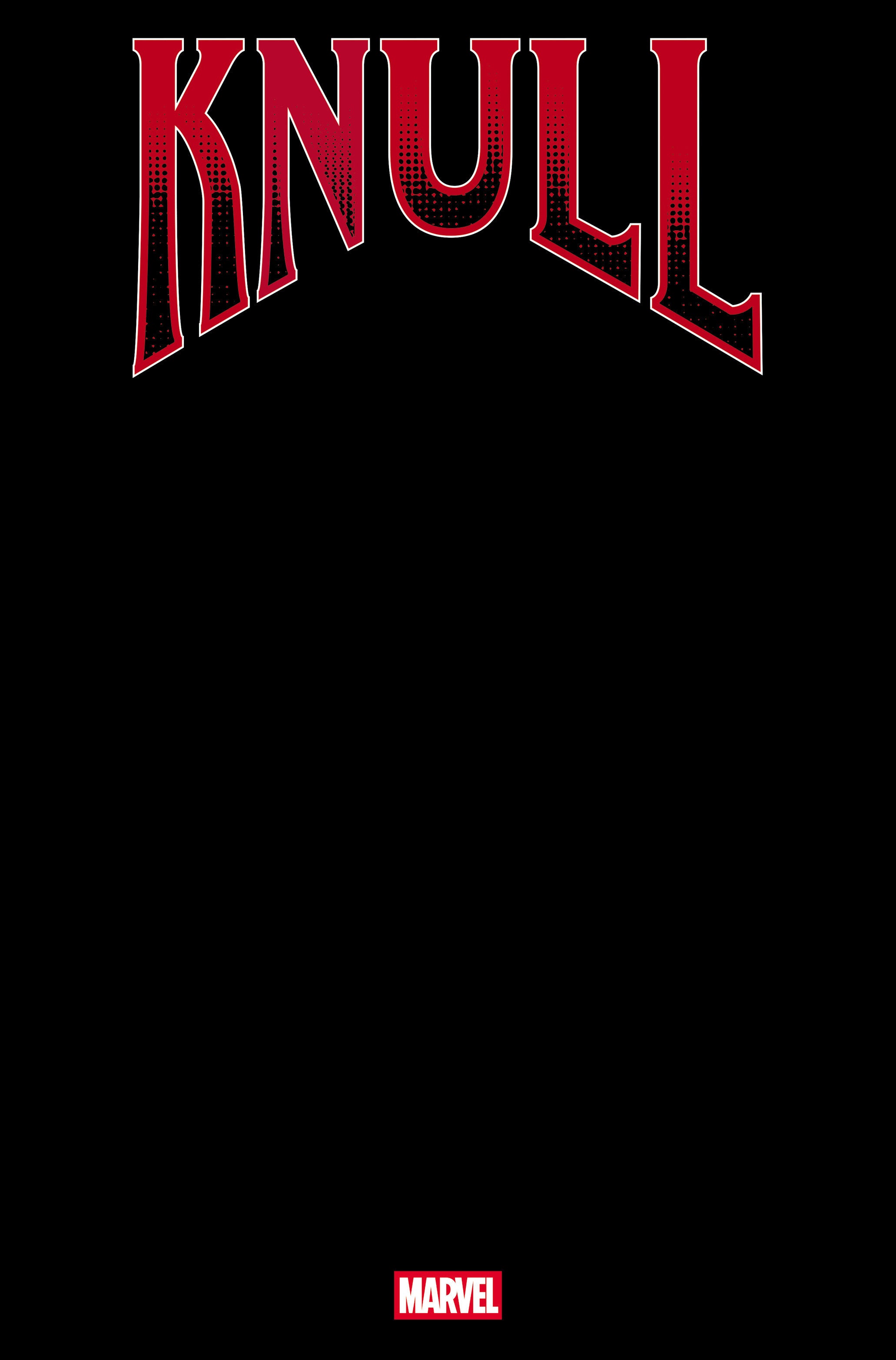 Knull #1 Black Blank Cover Variant