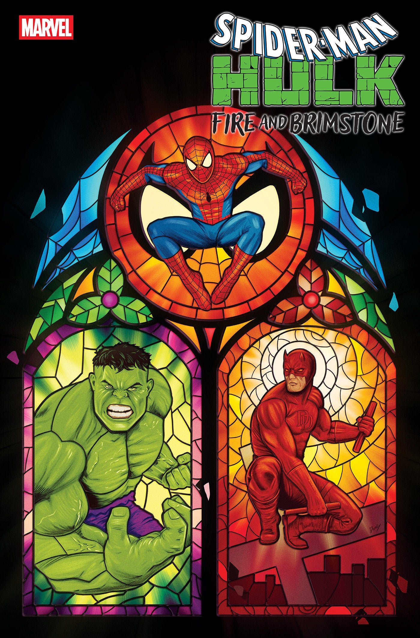 Spider-Man/Hulk: Fire And Brimstone #2 1:25 Doaly Variant (VF/NM)