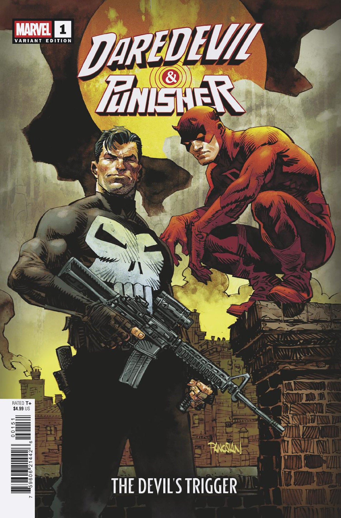 Daredevil/Punisher: The Devil's Trigger #1 Dan Panosian Variant