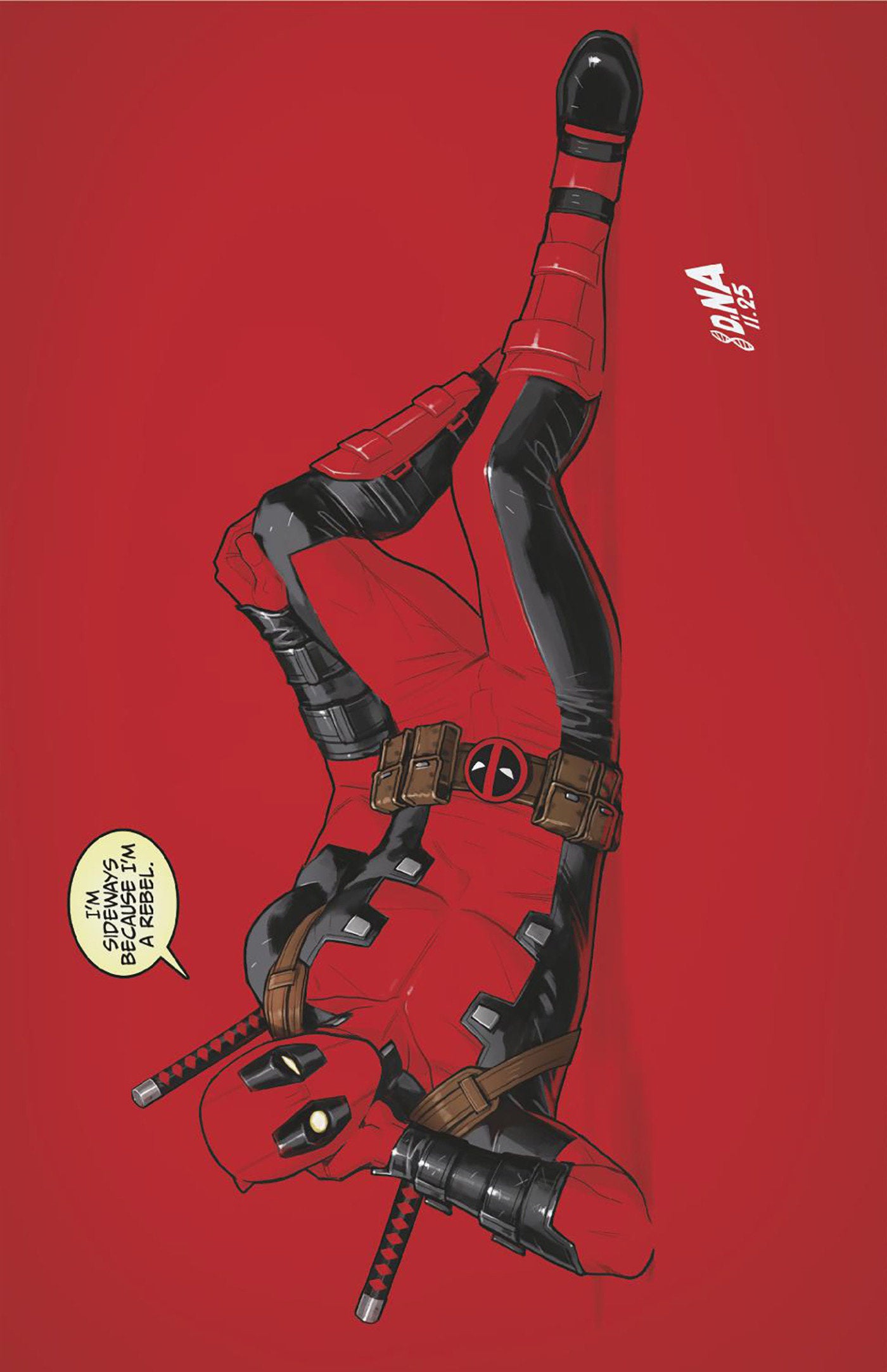 Wade Wilson: Deadpool #1 1:50 David Nakayama Color Block Red Full Art Variant