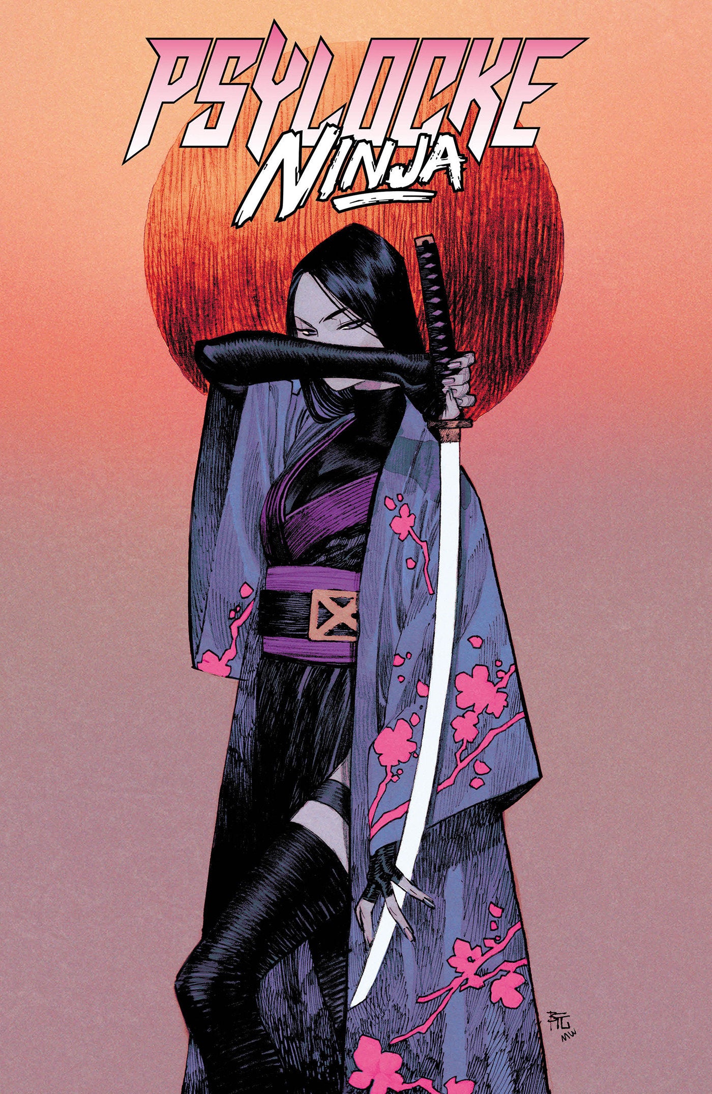 Psylocke: Ninja #1 1:25 Dike Ruan Ratio 2nd Printing Variant