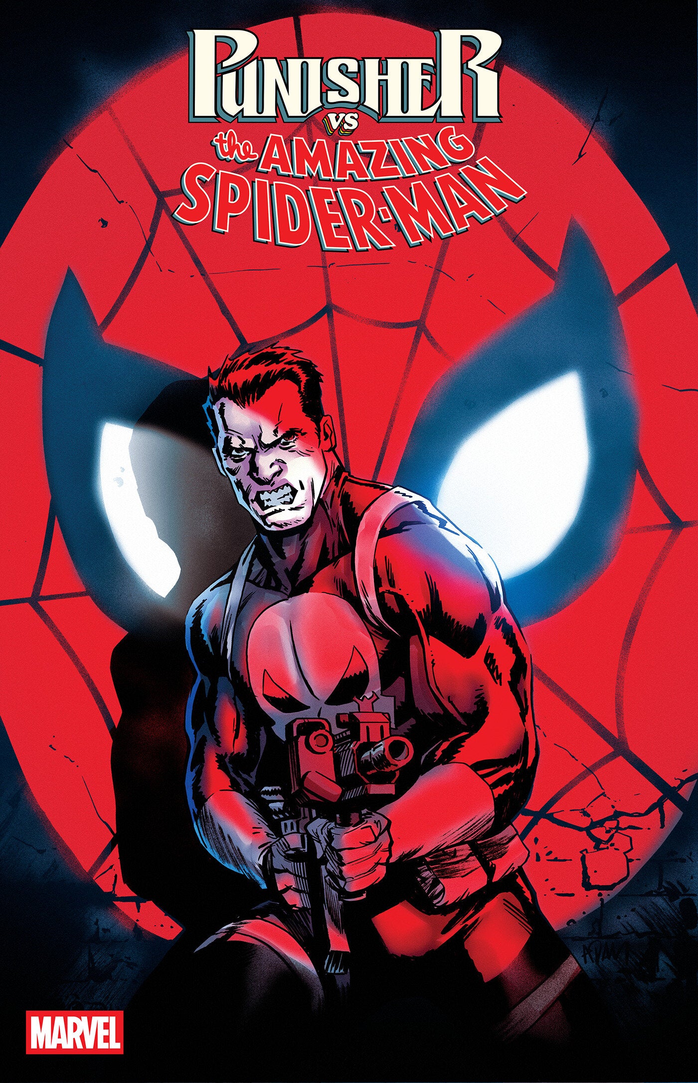 Punisher vs. Spider-Man #4 1:25 Adam Gorham Variant (VF/NM)