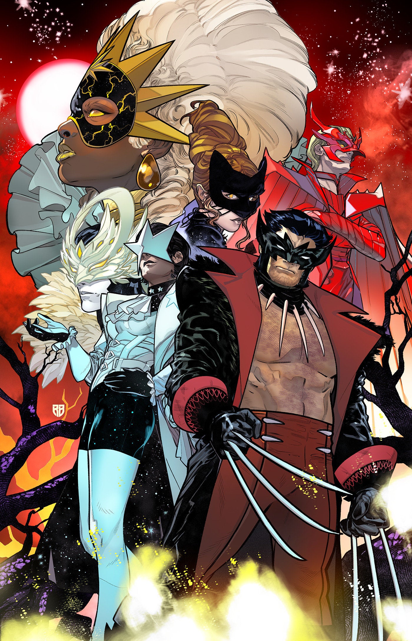 X-Men: The Hellfire Murder #1 1:50 R.B. Silva Full Art Variant (VF/NM)