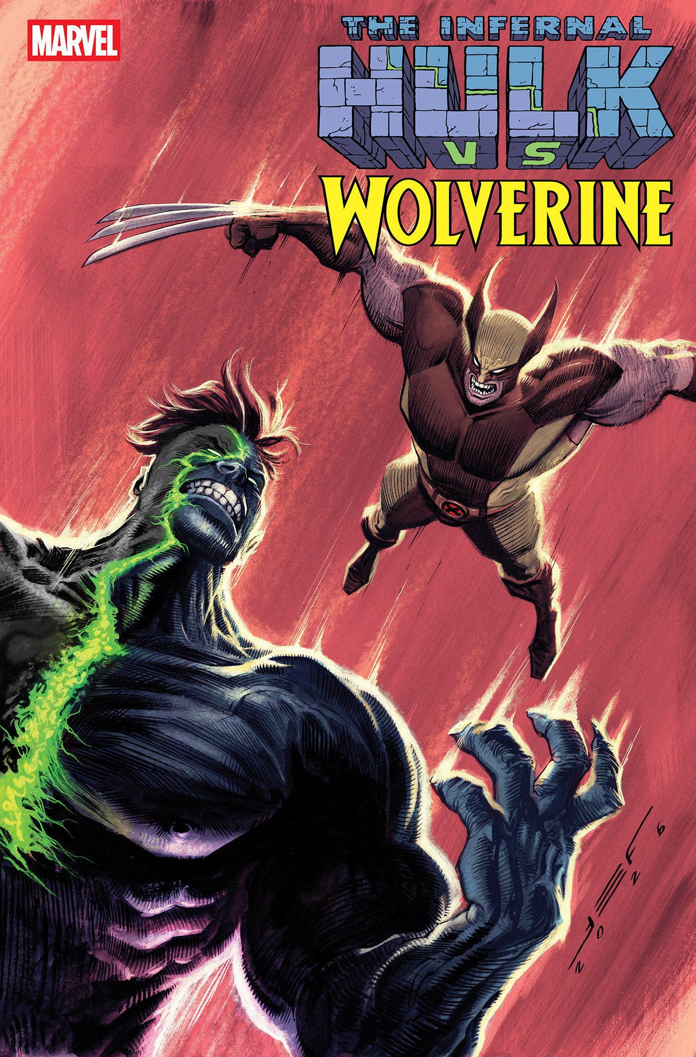 Infernal Hulk vs. Wolverine #1 1:25 Juan Ferreyra Variant
