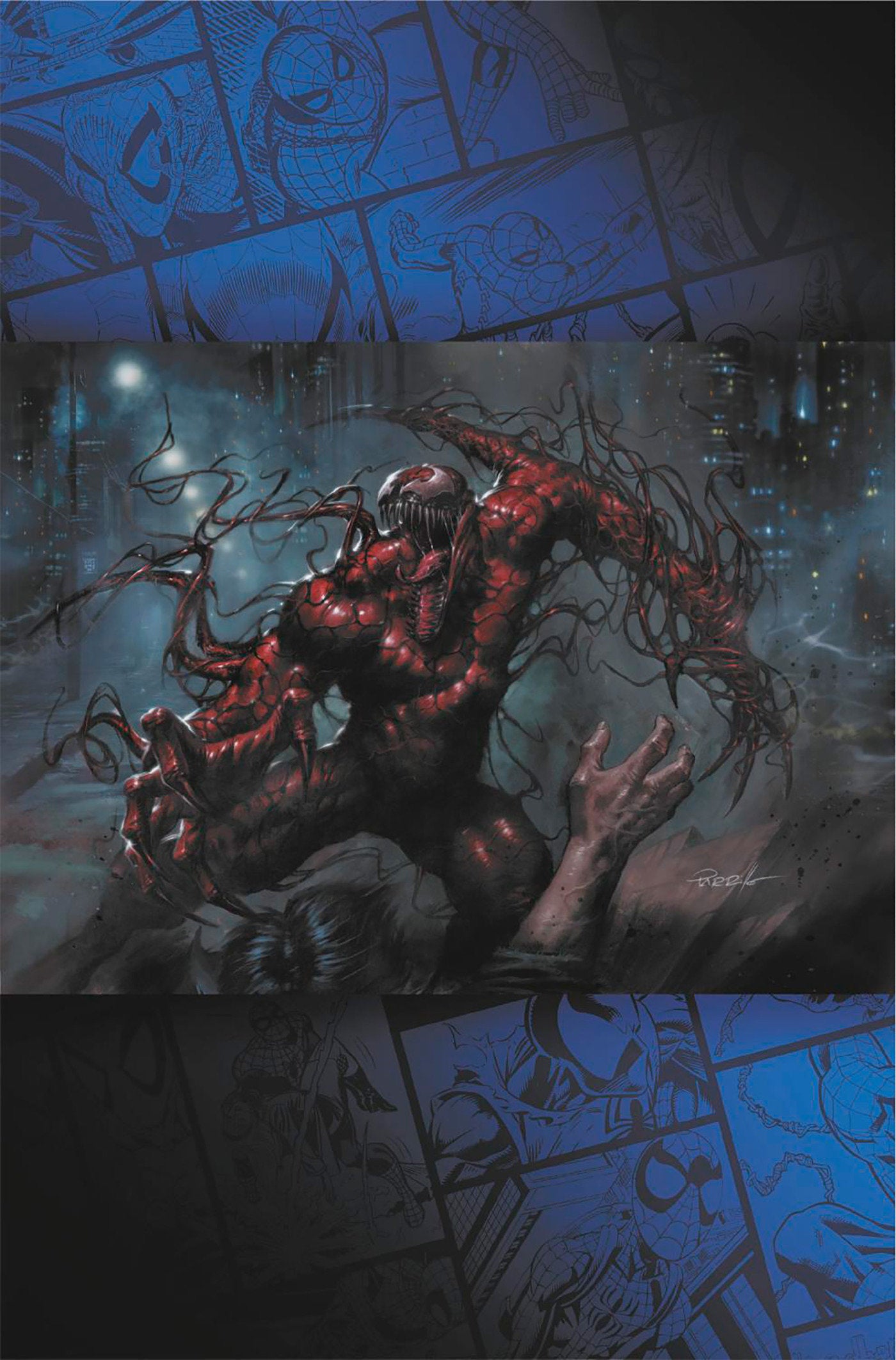 Amazing Spider-Man/Venom: Death Spiral   Body Count #1 1:50 Lucio Parrillo Magic: The Gathering Full Art Variant [Ds] (NM-)