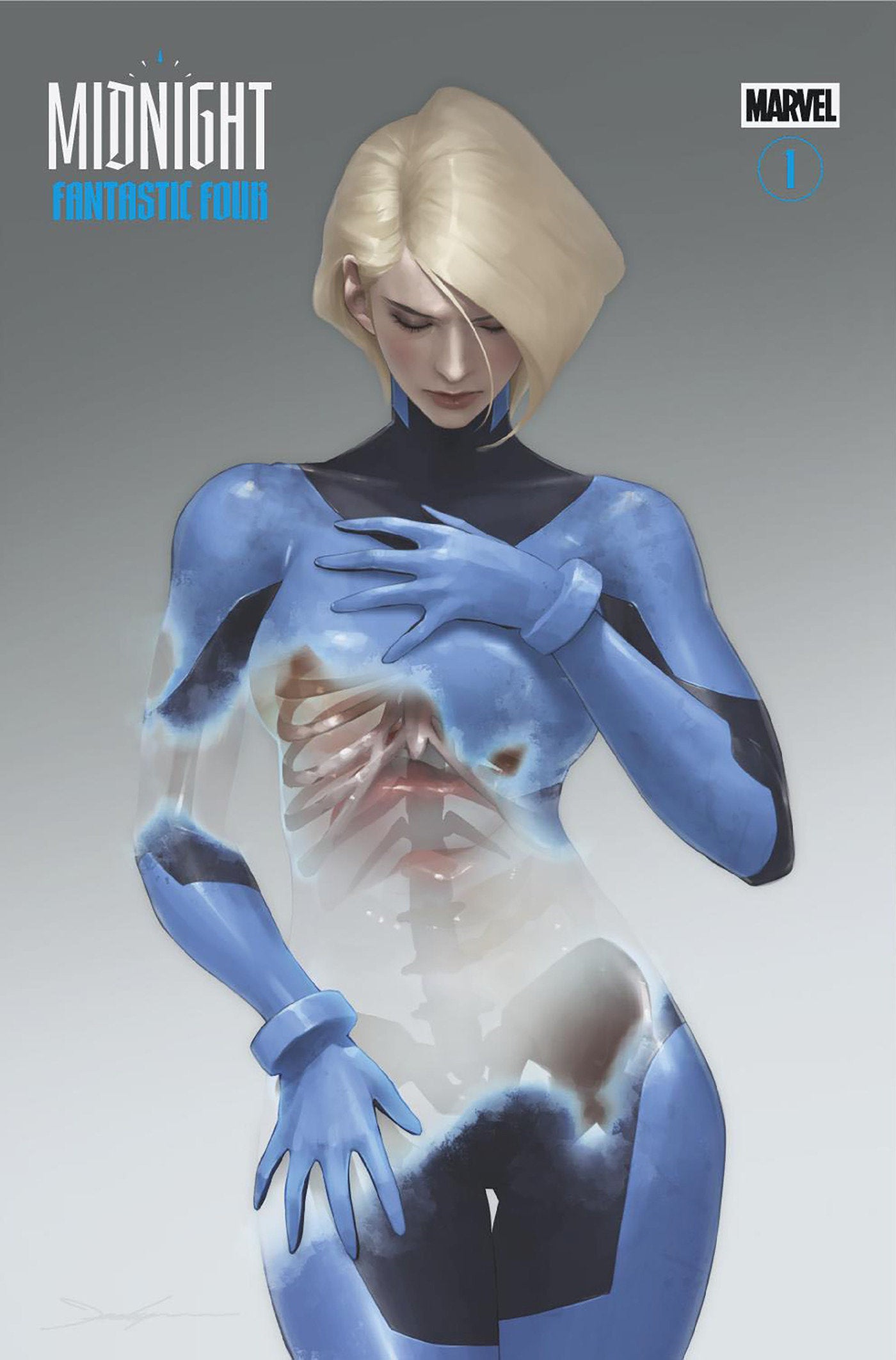 Midnight Fantastic Four #1 1:25 Cover E Jeehyung Lee Midnight Gallery Variant