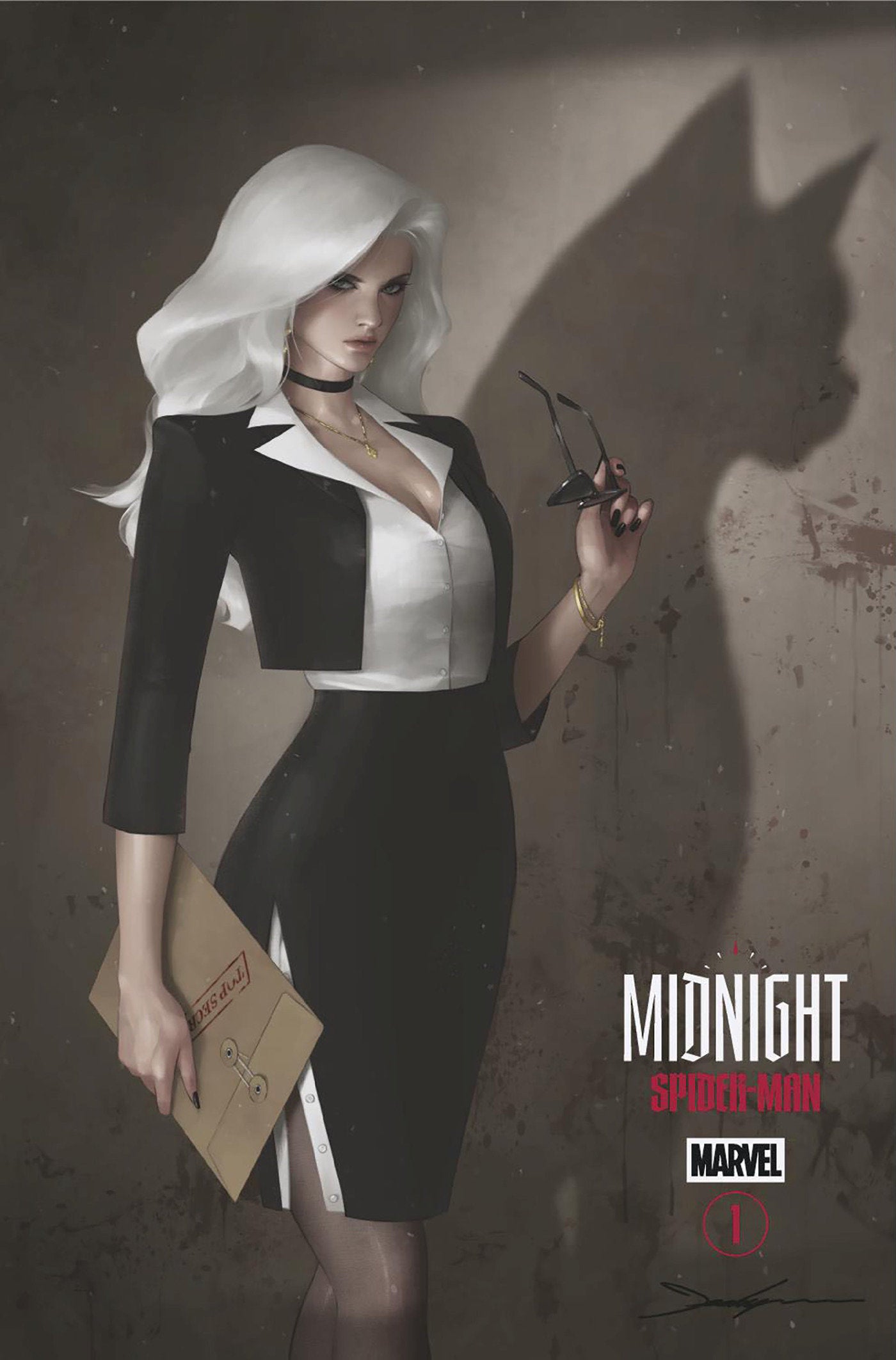 Midnight Spider-Man #1 1:25 Cover E Jeehyung Lee Midnight Gallery Variant