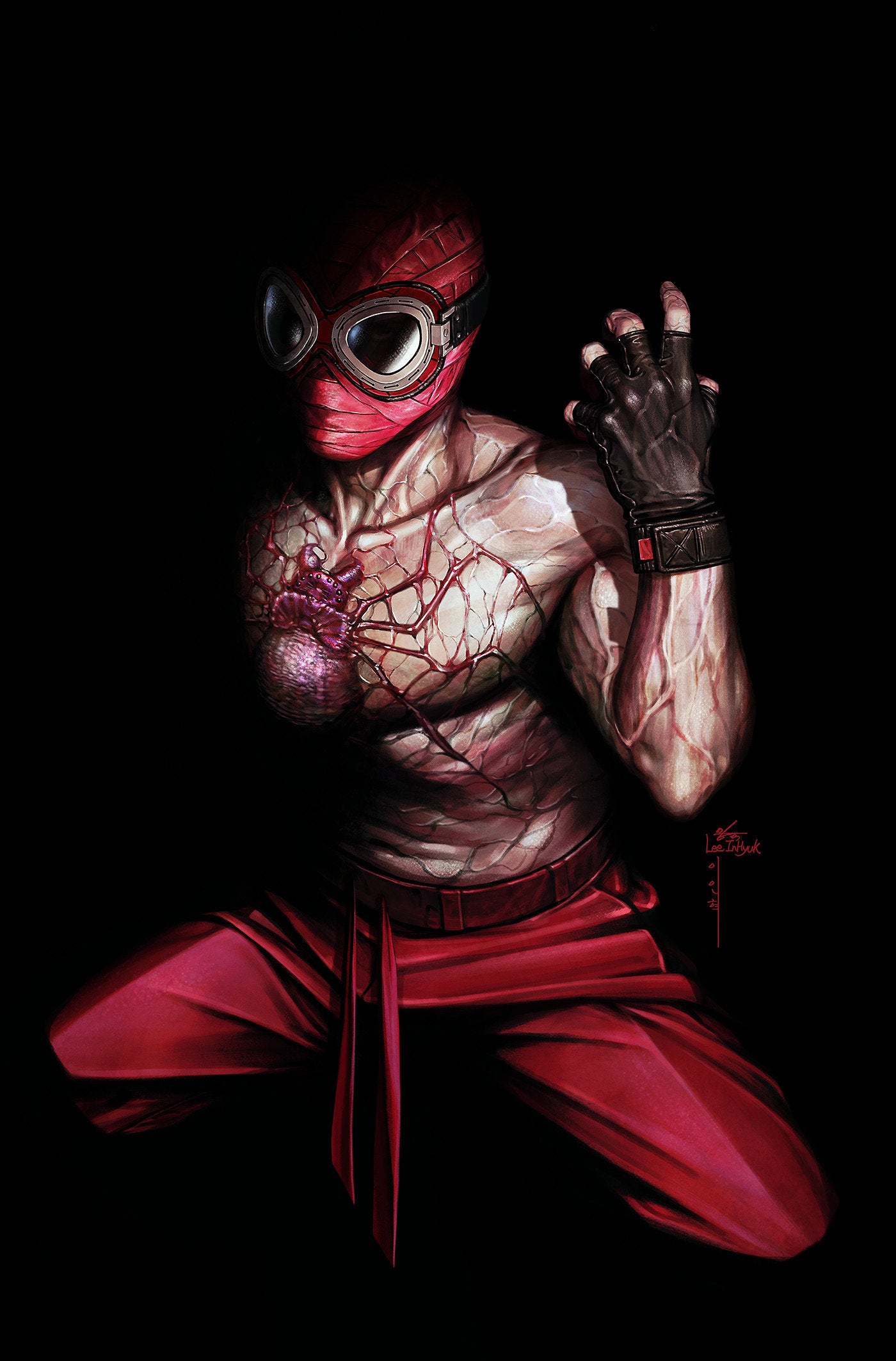 Midnight Spider-Man #1 1:100 Cover J Inhyuk Lee Virgin Variant