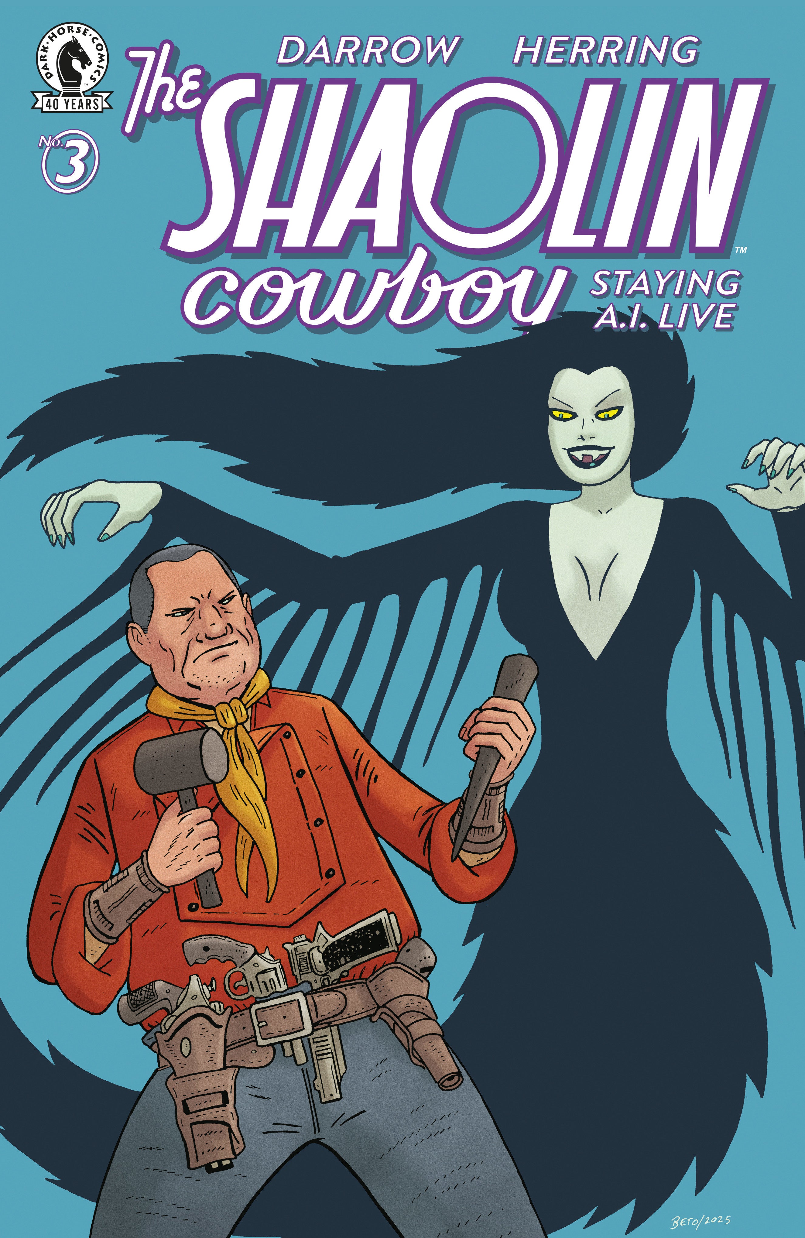 Shaolin Cowboy: Staying A.I.Live #3 (Cover C) (Gilbert Hernandez)