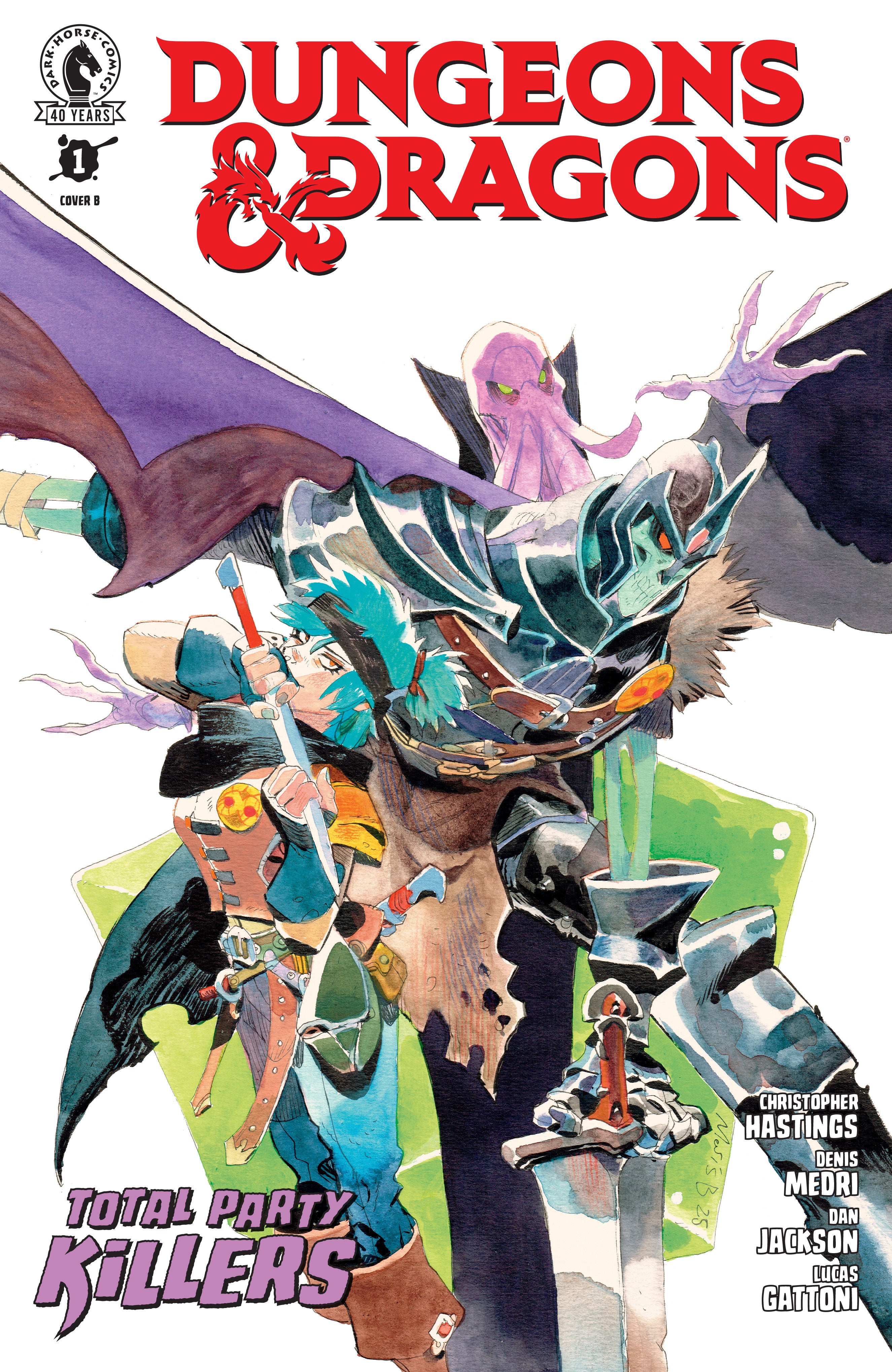 Dungeons & Dragons: Total Party Killers #1 1:20 Cover B (Matias Bergara)