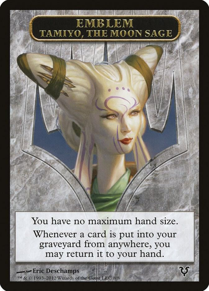 Emblem - Tamiyo, the Moon Sage - Token