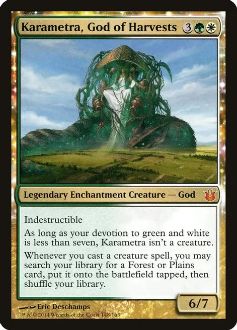 Karametra, God of Harvests - Green/White