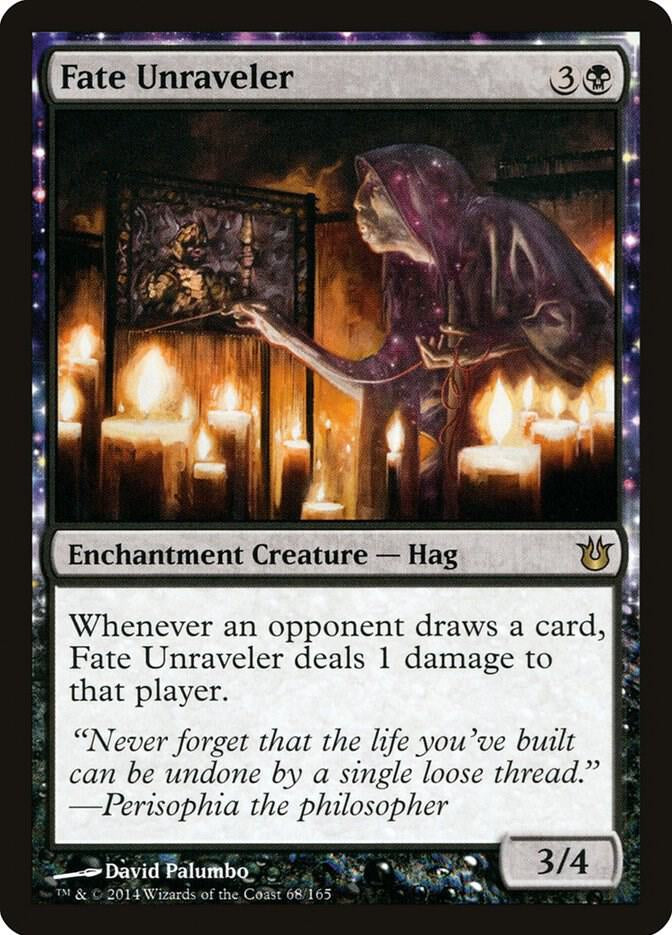 Fate Unraveler - Enchantment Creature - Hag - Black