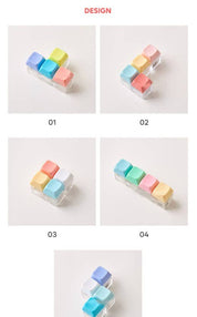 Pastel/Clear LED Tetris  Clicker Keyboard Keycap Keychain