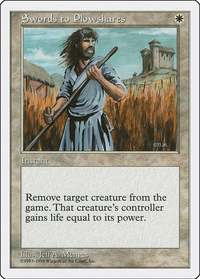 Swords to Plowshares - White