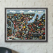 Chattanooga TN City Series Print