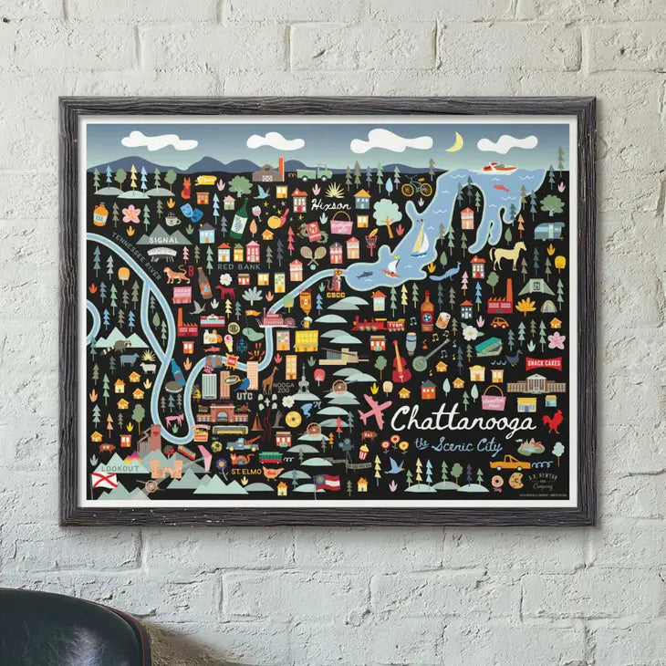 Chattanooga TN City Series Print