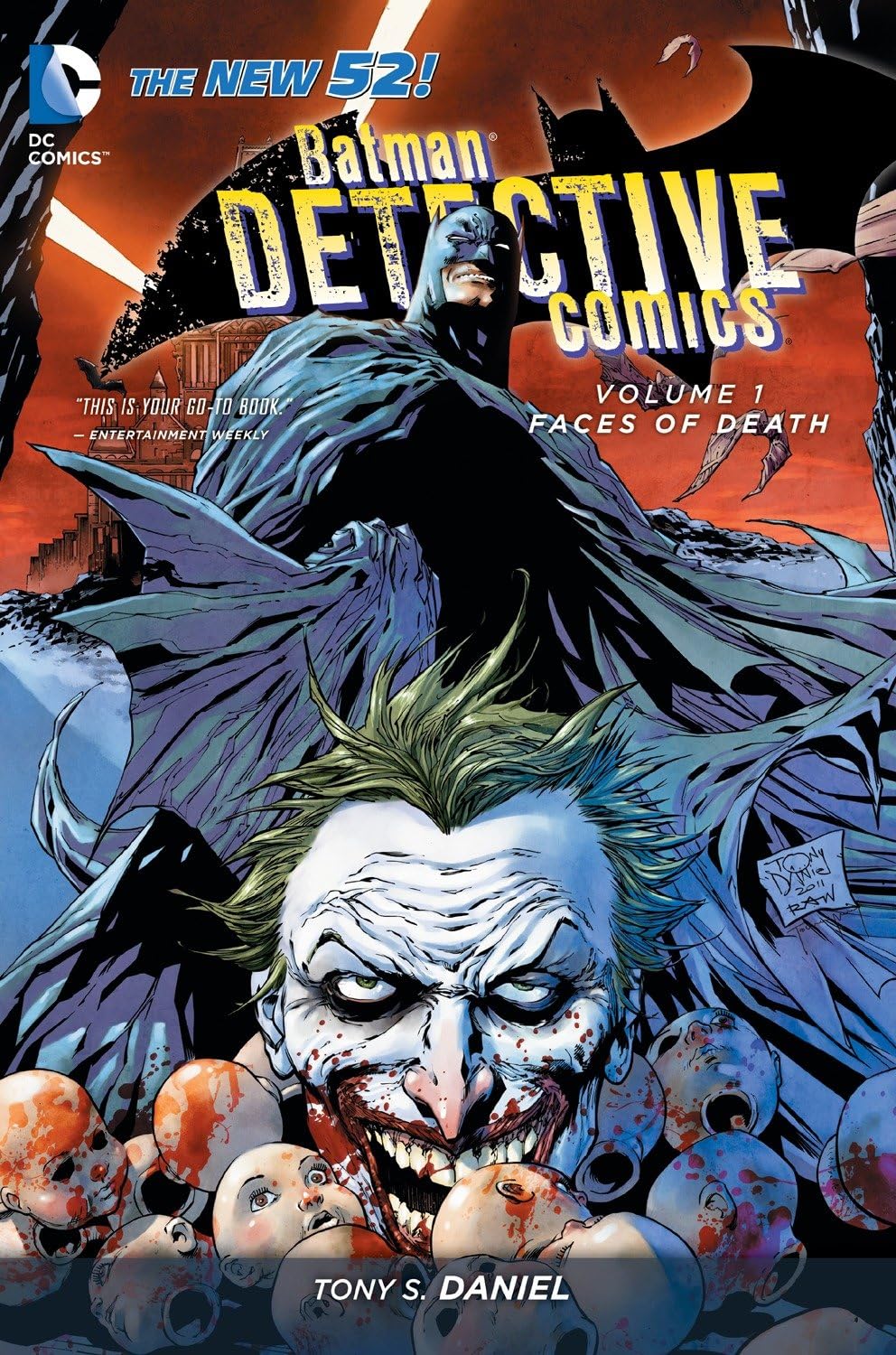 Batman Detective Comics Vol 1: Faces of Death [Pre-Owned]