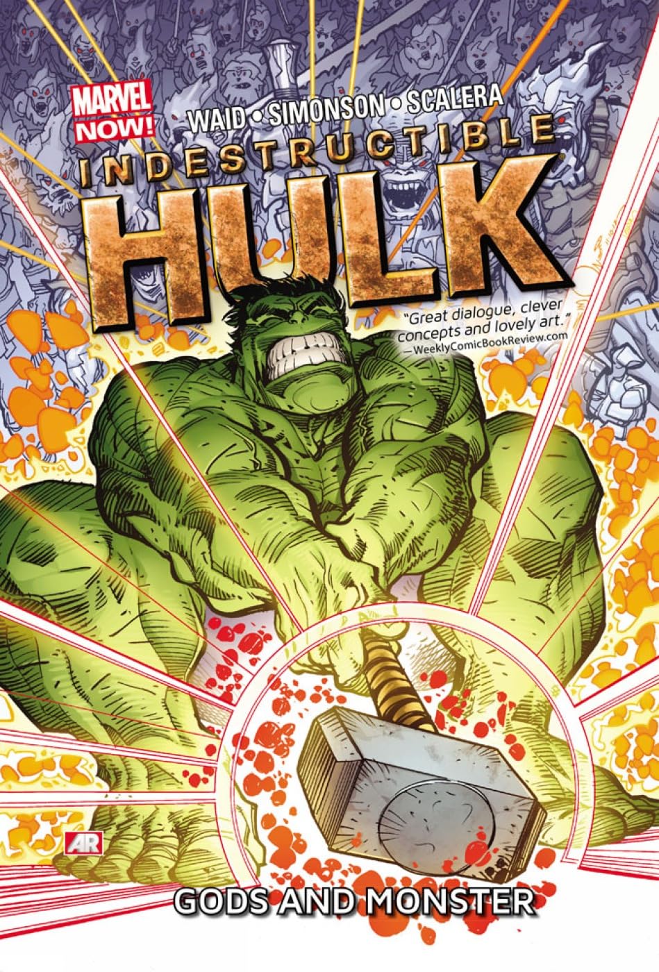 Indestructible Hulk: Gods and Monster Hardcover (Pre-Owned)