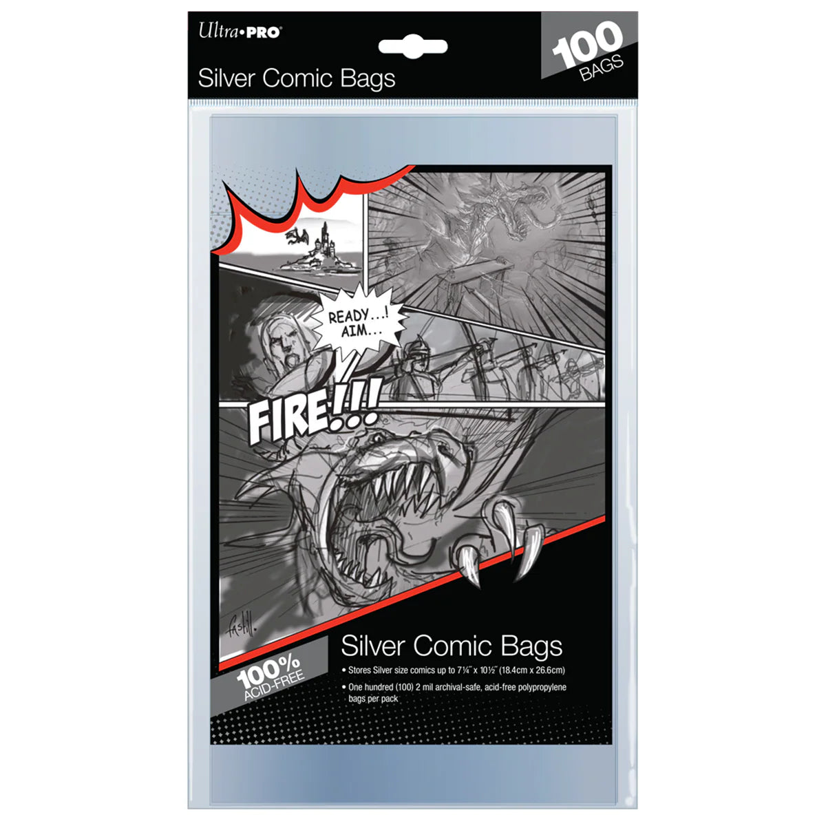 Ultra Silver Comic Bags
