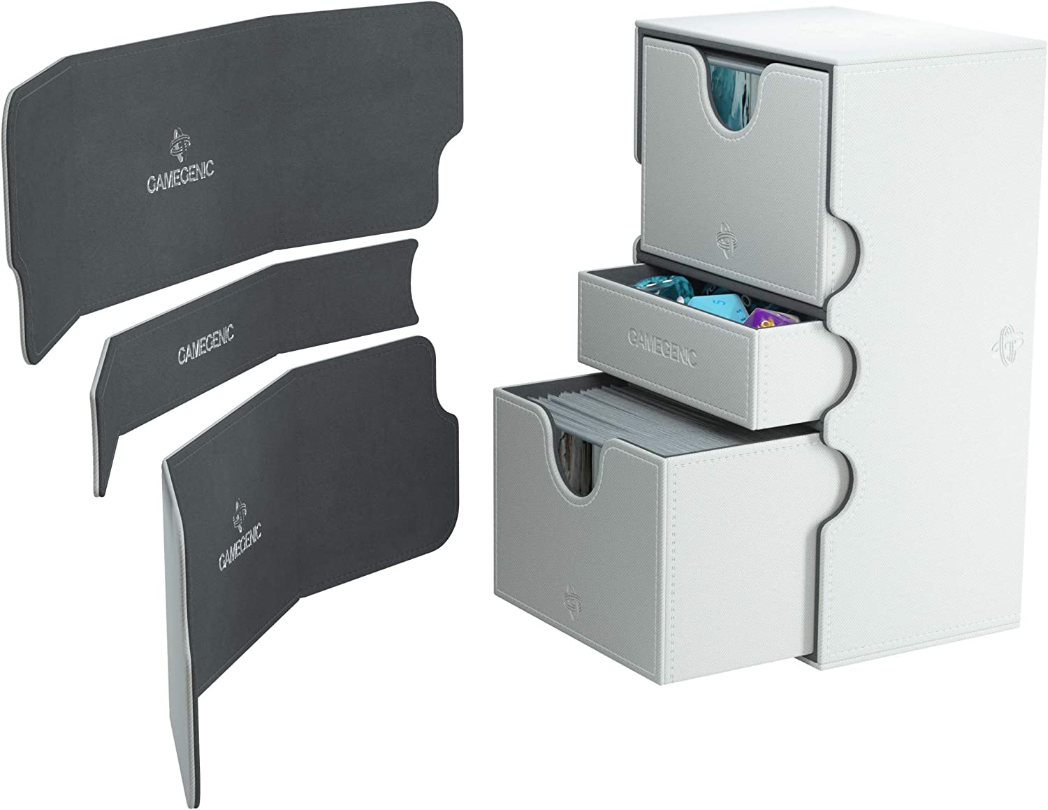 Stronghold Deck Box 200+ White
