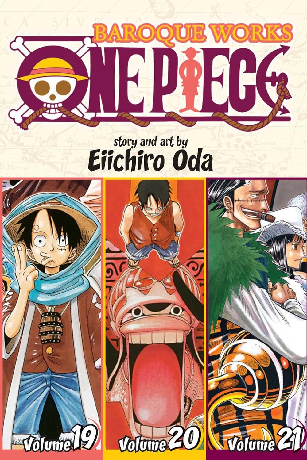 One Piece Omnibus TPB Volume 19 20 & 21 City of Dreams [Pre-Owned]