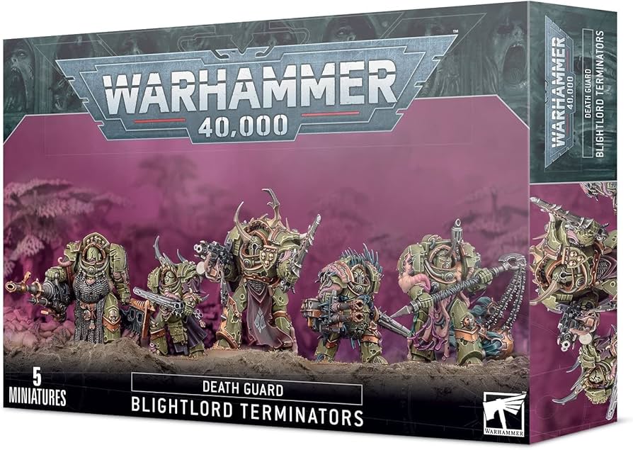 Chaos Space Marines: Death Guard - Blightlord Terminators