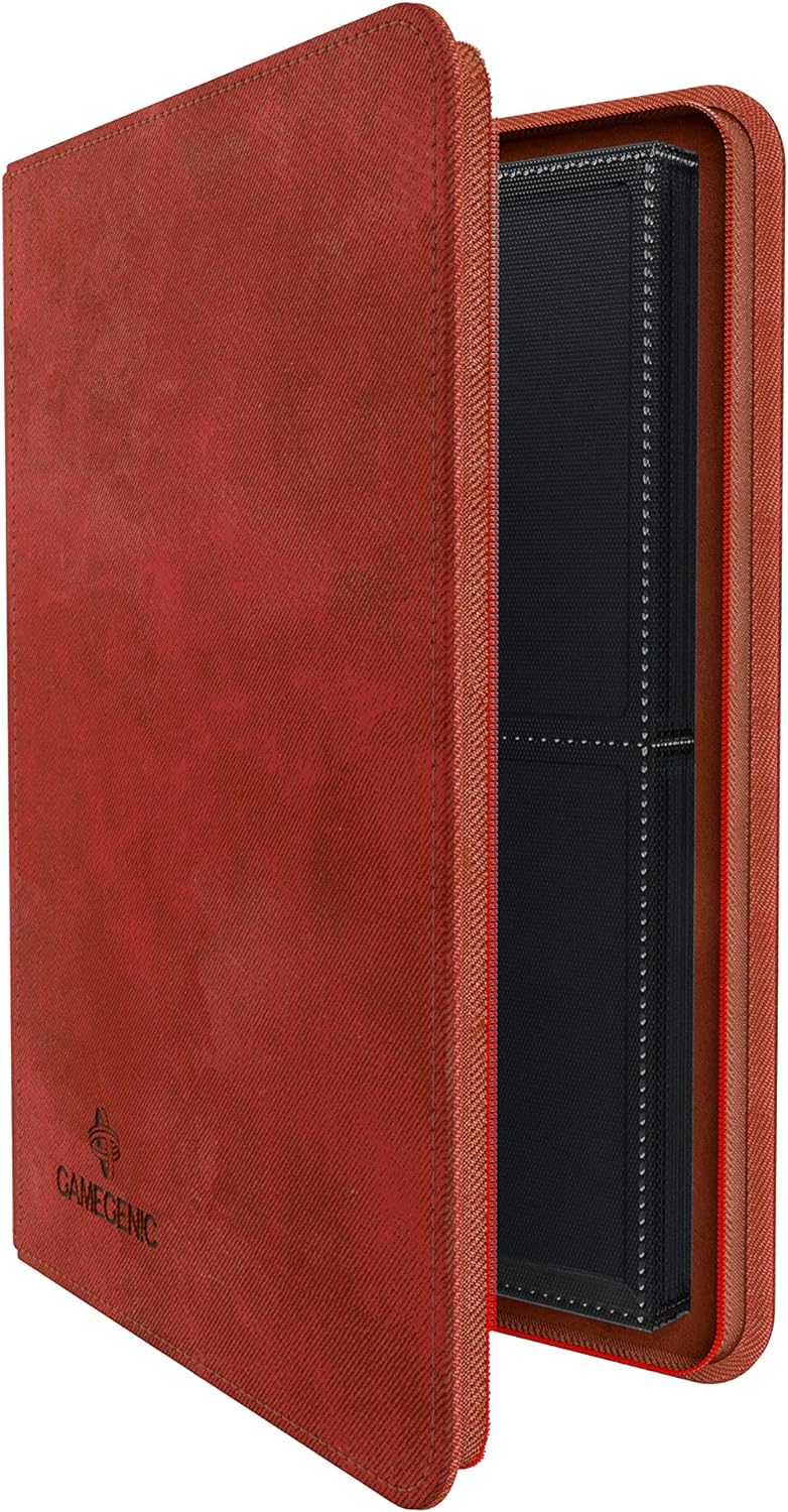 Zip-Up Album 8-Pocket: Red