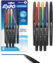 EXPO Wet Erase Marker Set - Fine Tip