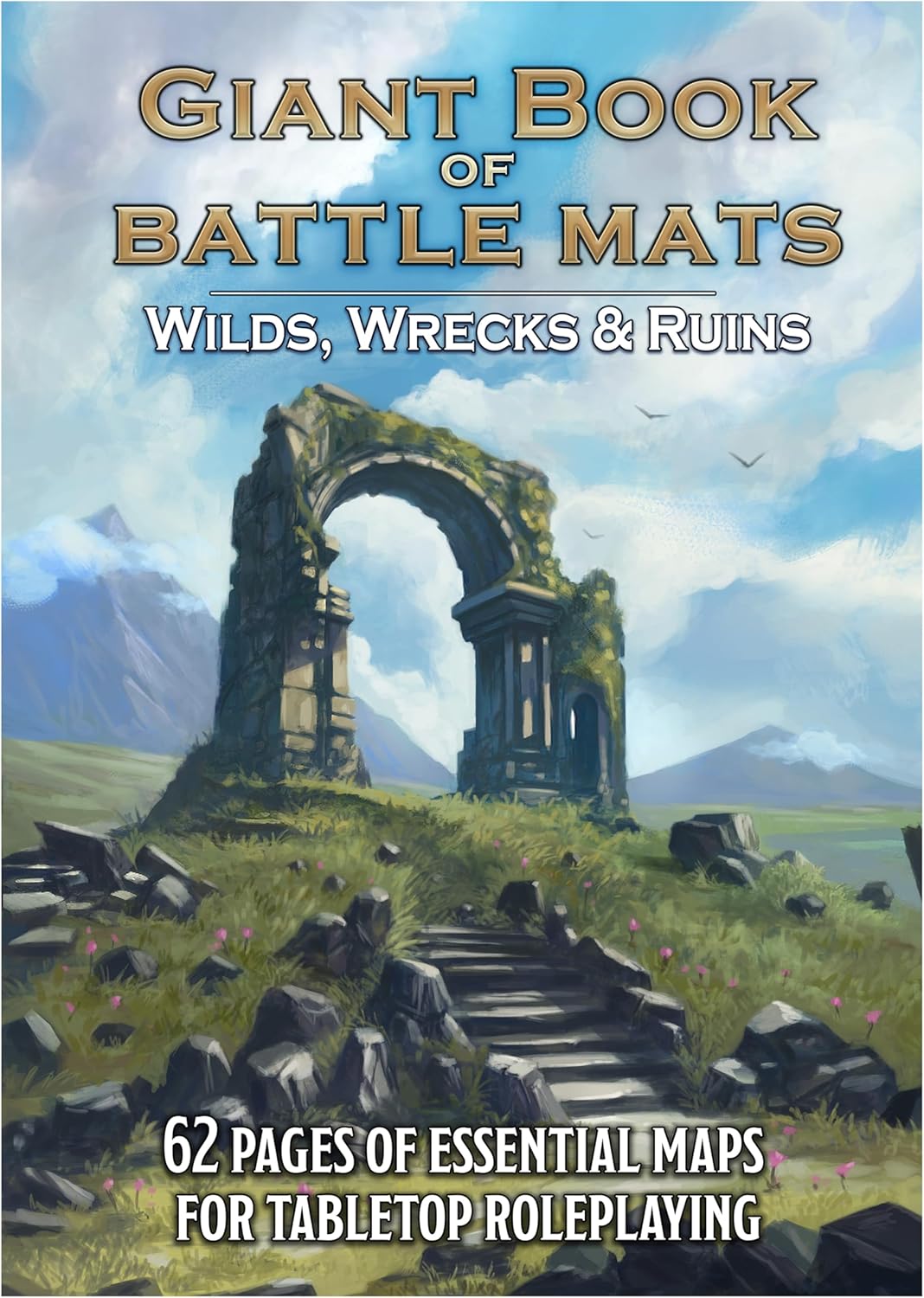 Giant Book of Battle Mats Wilds, Wrecks, & Ruins