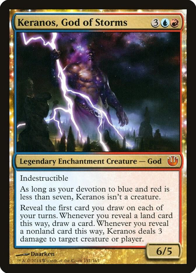 Keranos, God of Storms - Blue/Red