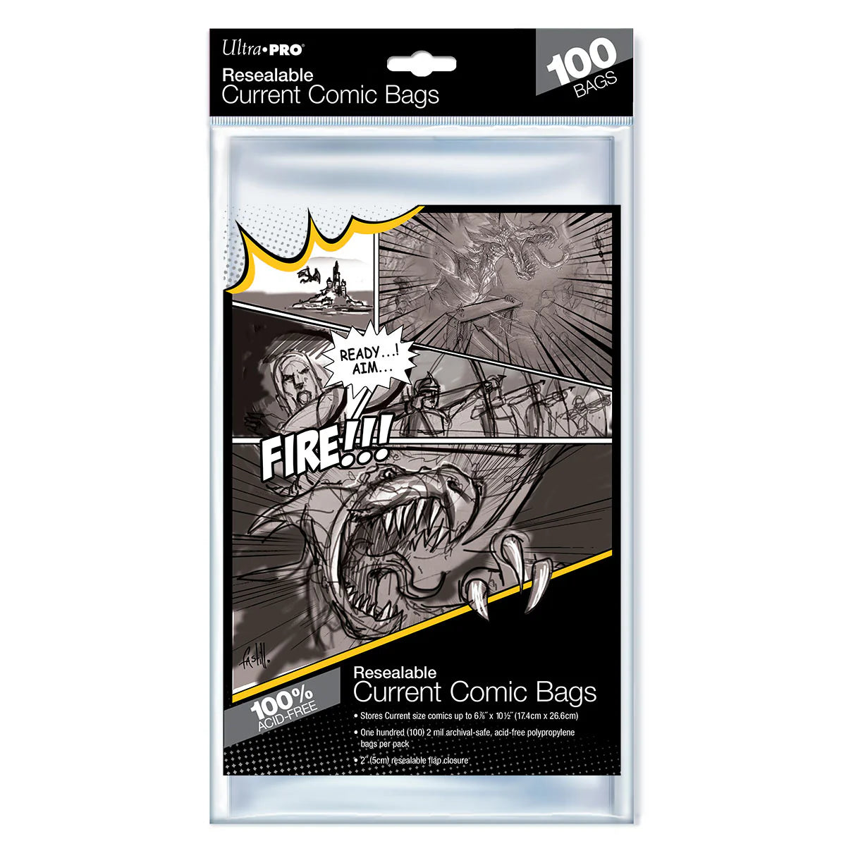 Ultra Resealable Current Comic Bags