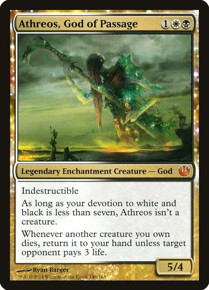 Athreos, God of Passage - White/Black