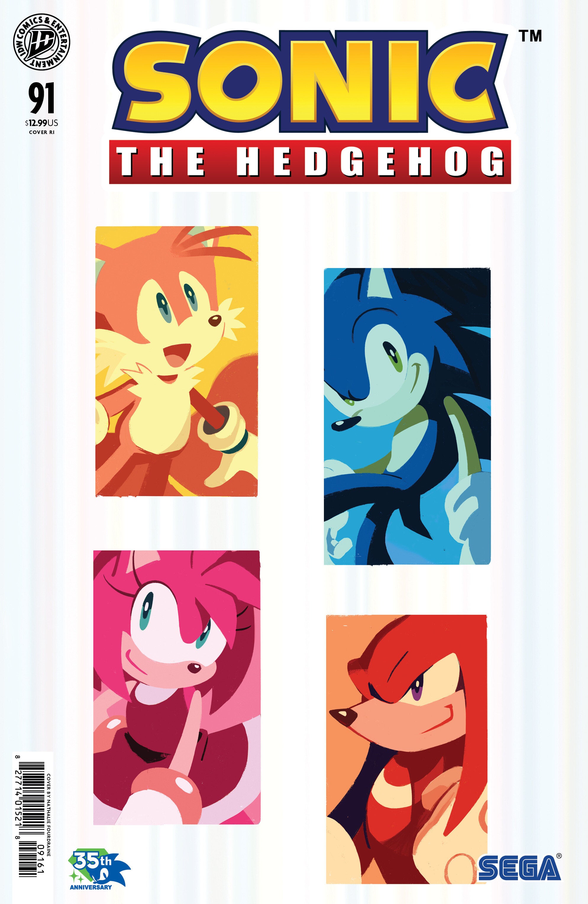 Sonic The Hedgehog #91 1:10 Variant Foil (Fourdraine)