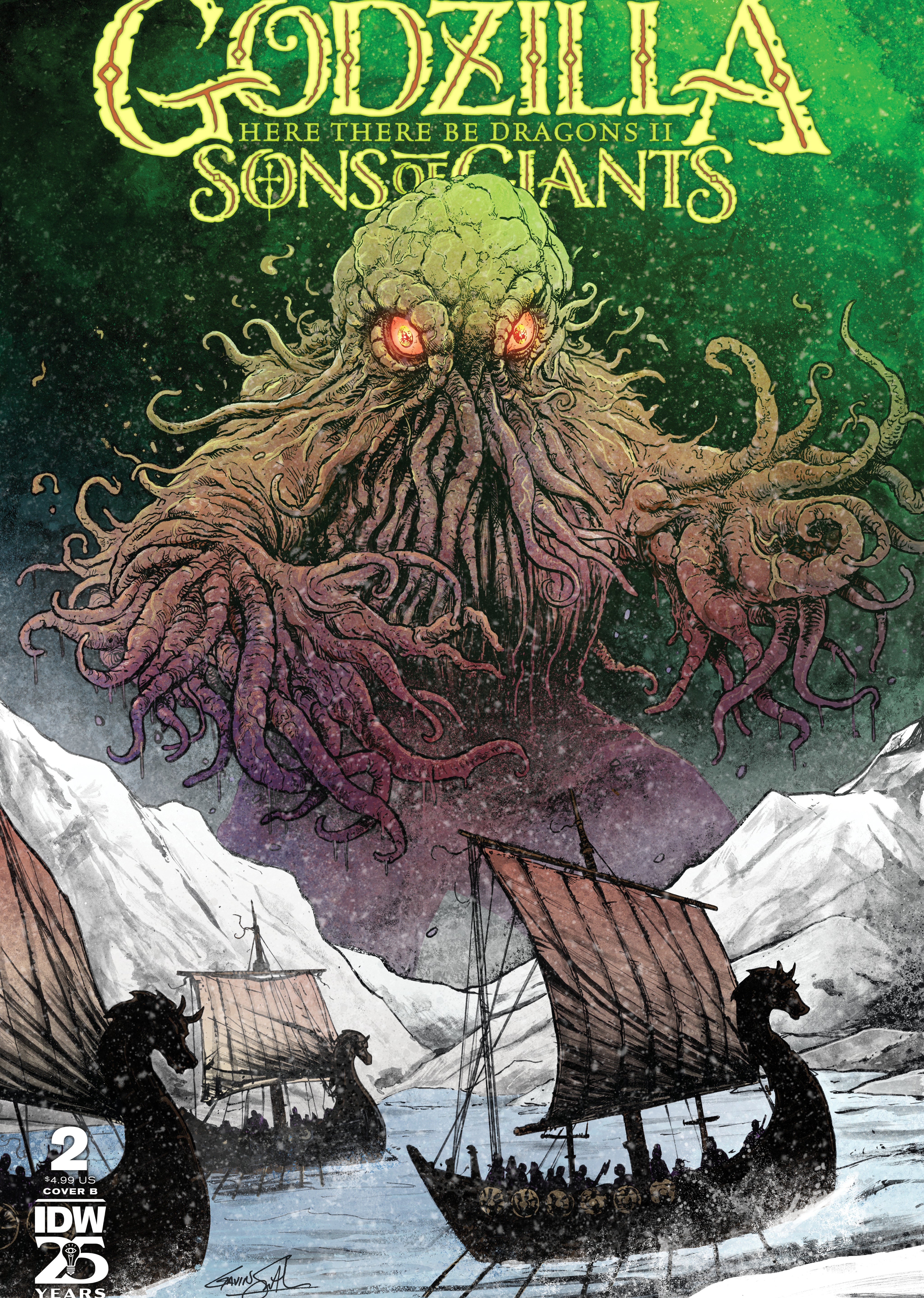 Godzilla: Here There Be Dragons II--Sons Of Giants #2 Variant B (Smith)