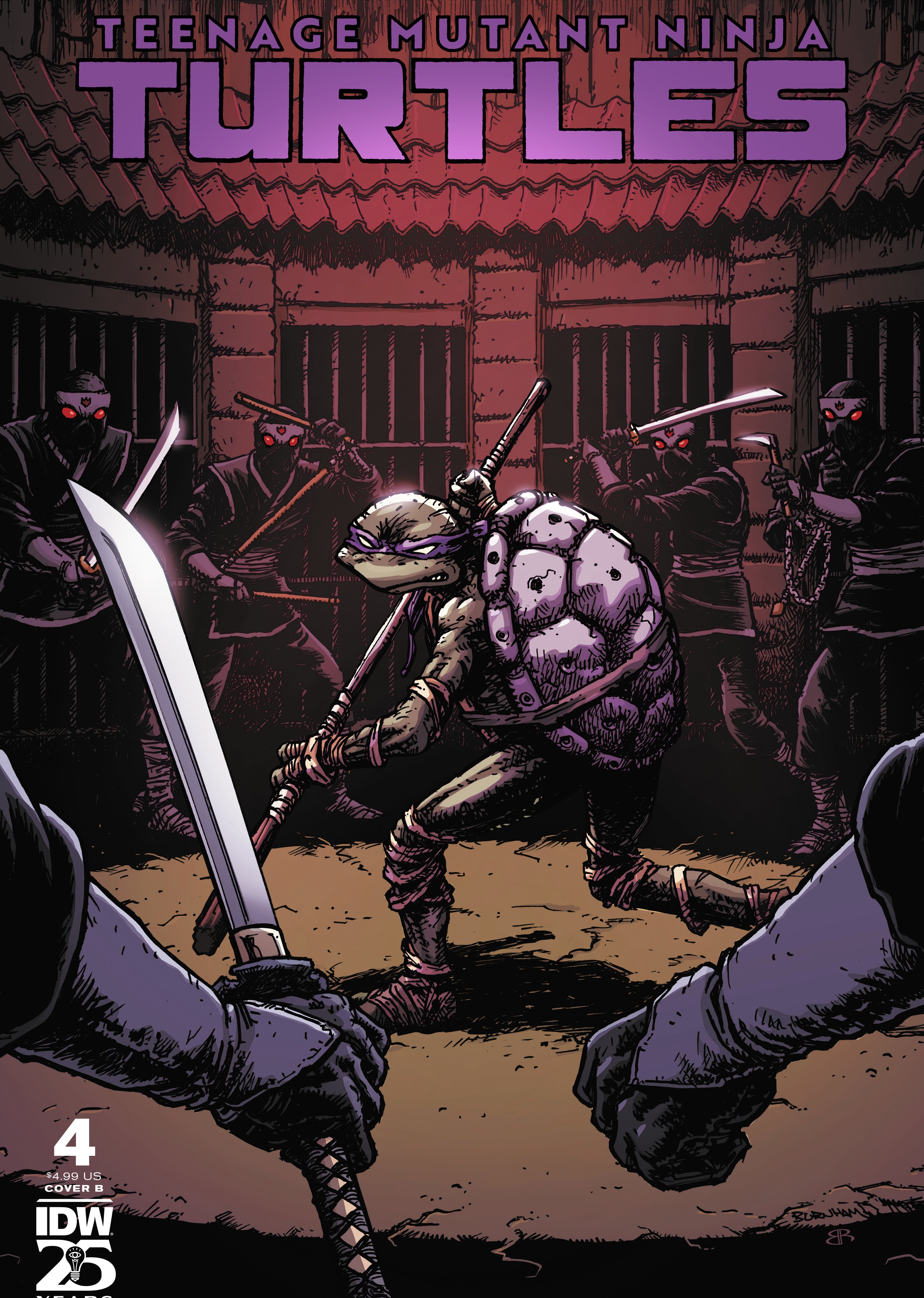 Teenage Mutant Ninja Turtles (2024) #4 Variant B (Burnham)
