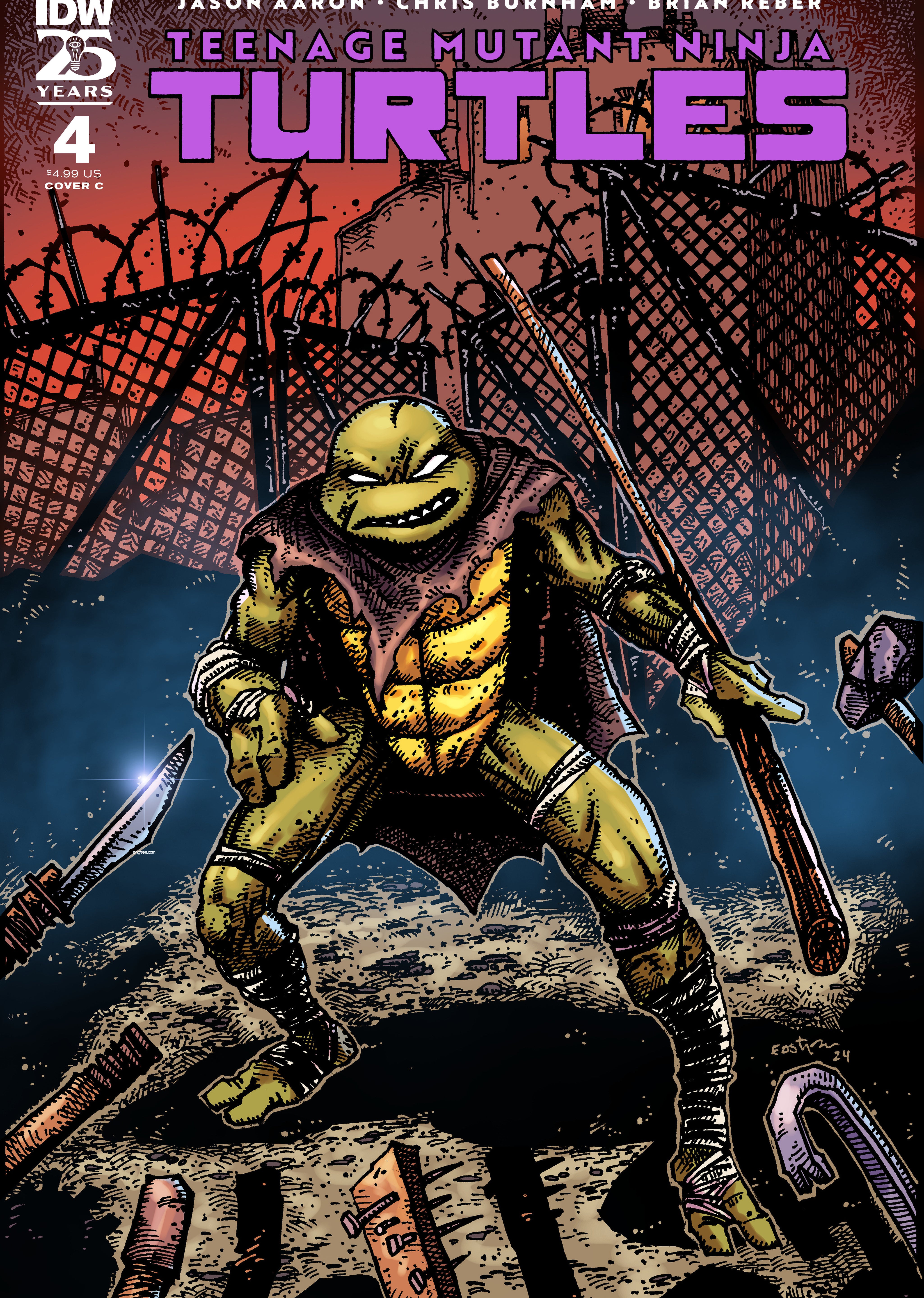 Teenage Mutant Ninja Turtles (2024) #4 Variant C (Eastman)