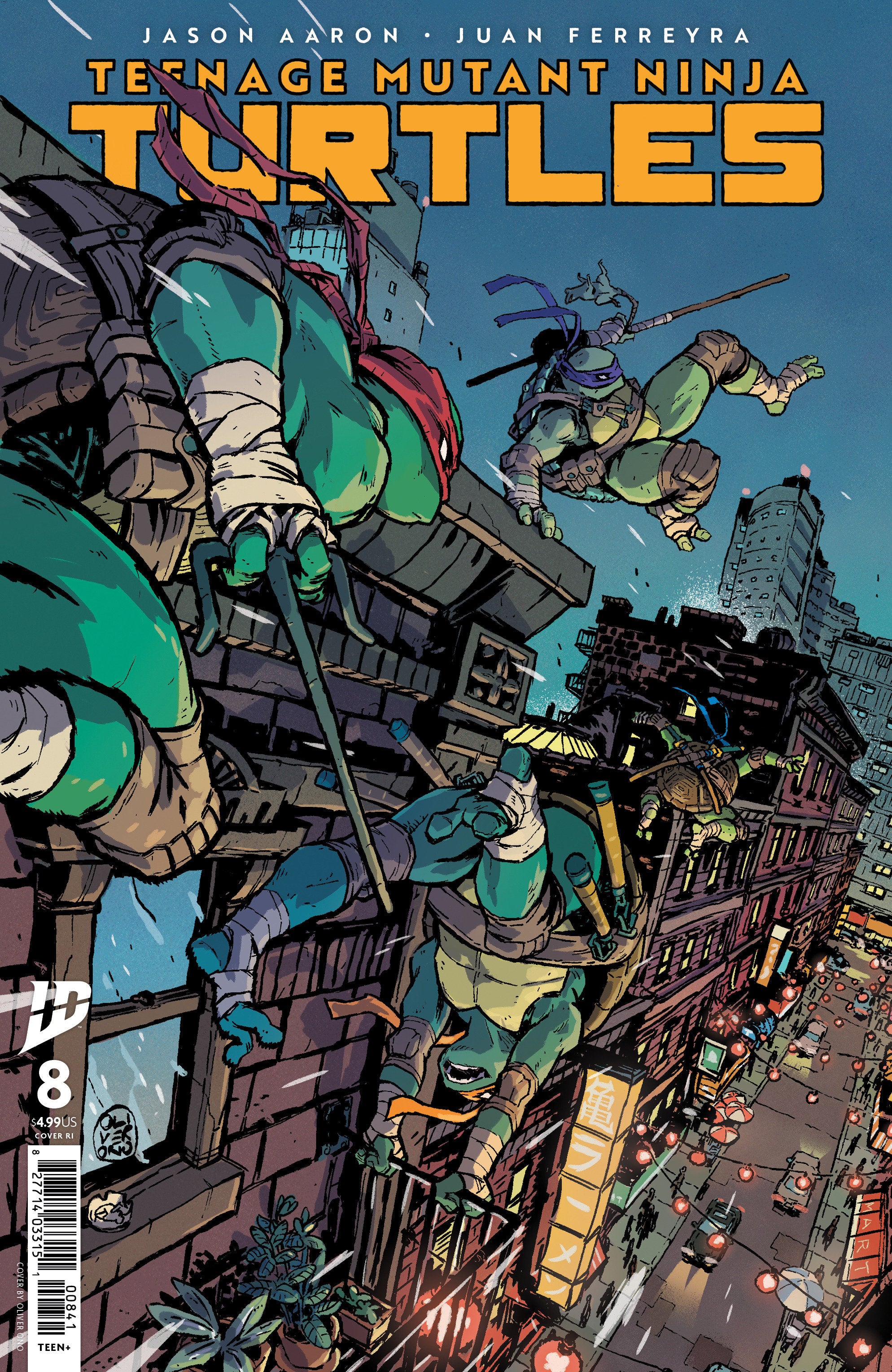 Teenage Mutant Ninja Turtles #8 1:10 Variant (Ono)