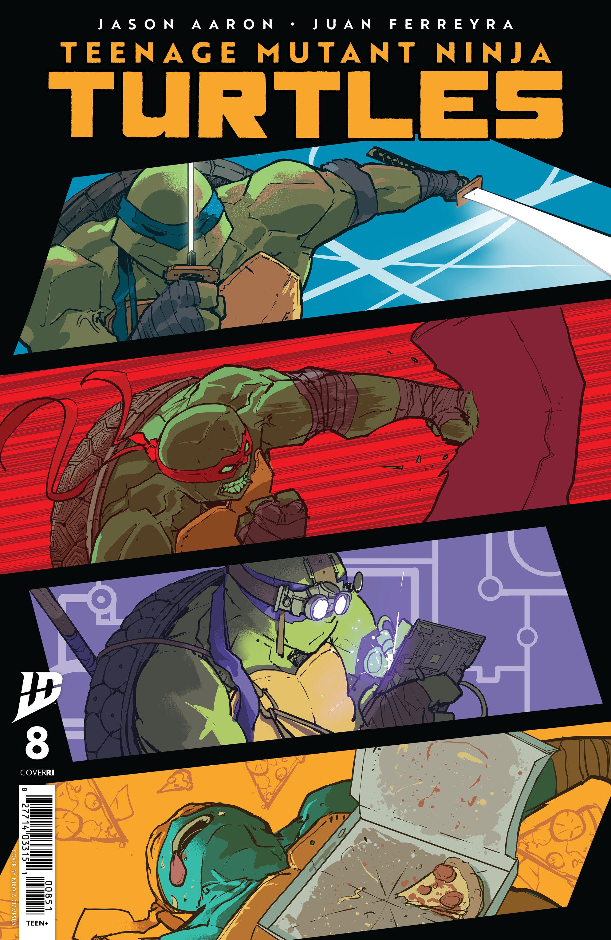 Teenage Mutant Ninja Turtles #8 1:25 Variant (Cizmesija)